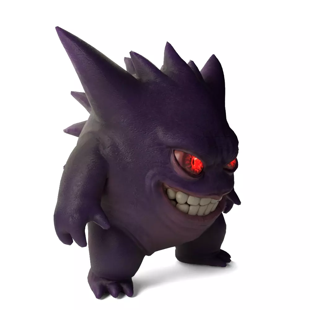 Shadow Ghost Monster - Blender 3D model_8