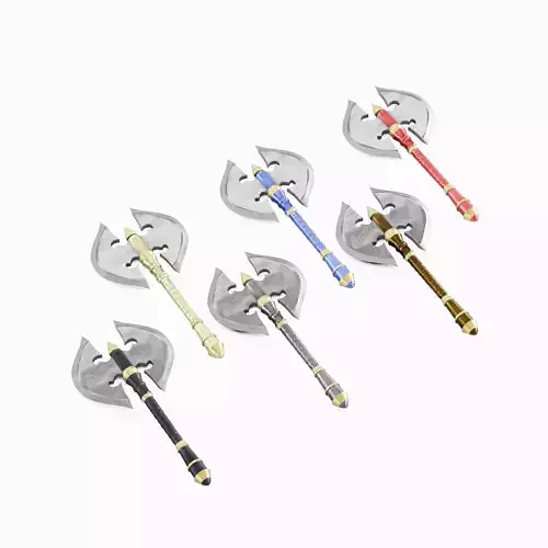 Stylized War Axe Set Low-poly 3D model