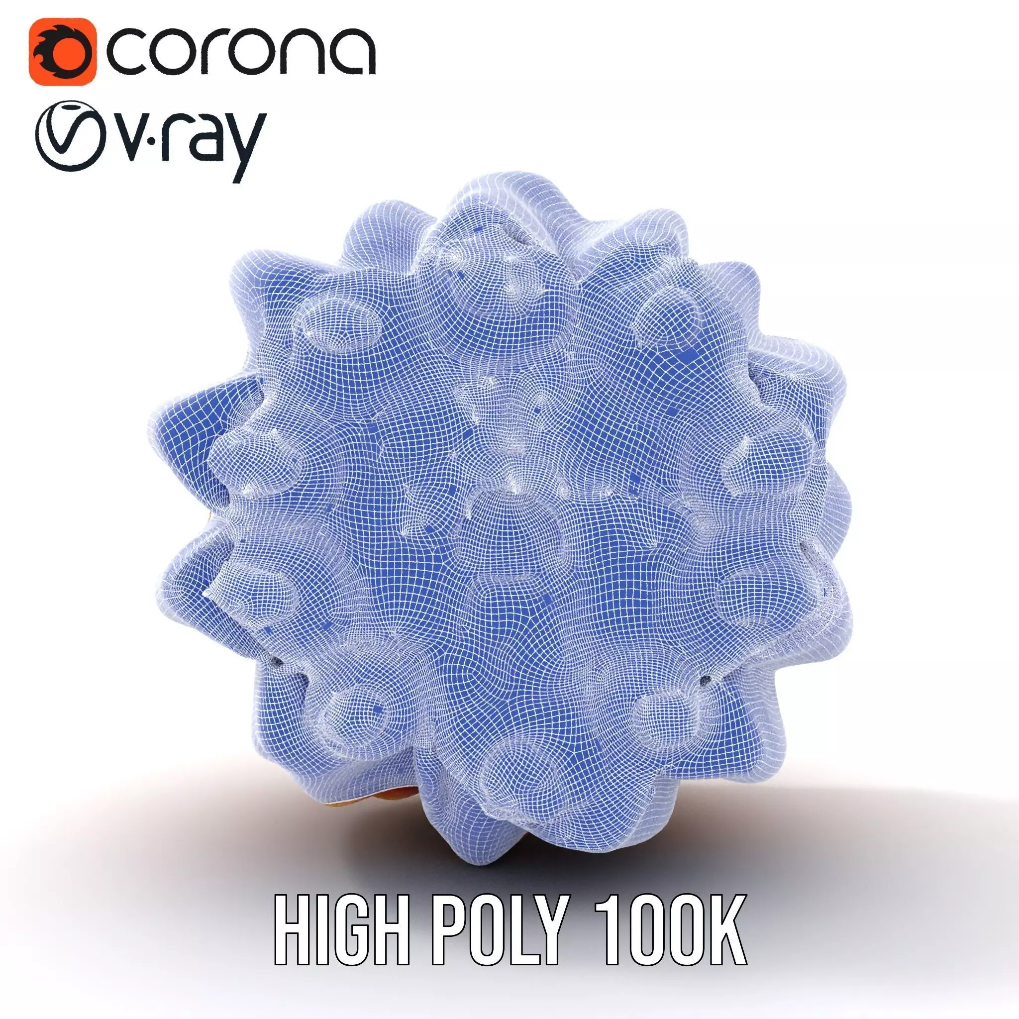 Starburst Cactus model pack Low-poly 3D model_32