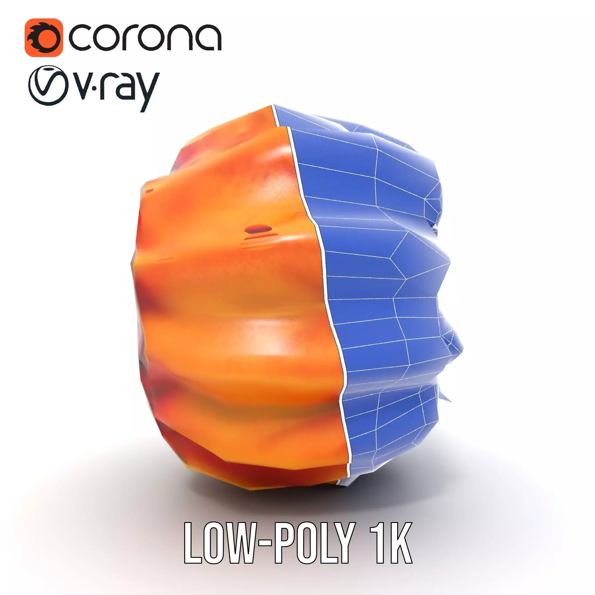 Starburst Cactus model pack Low-poly 3D model_17