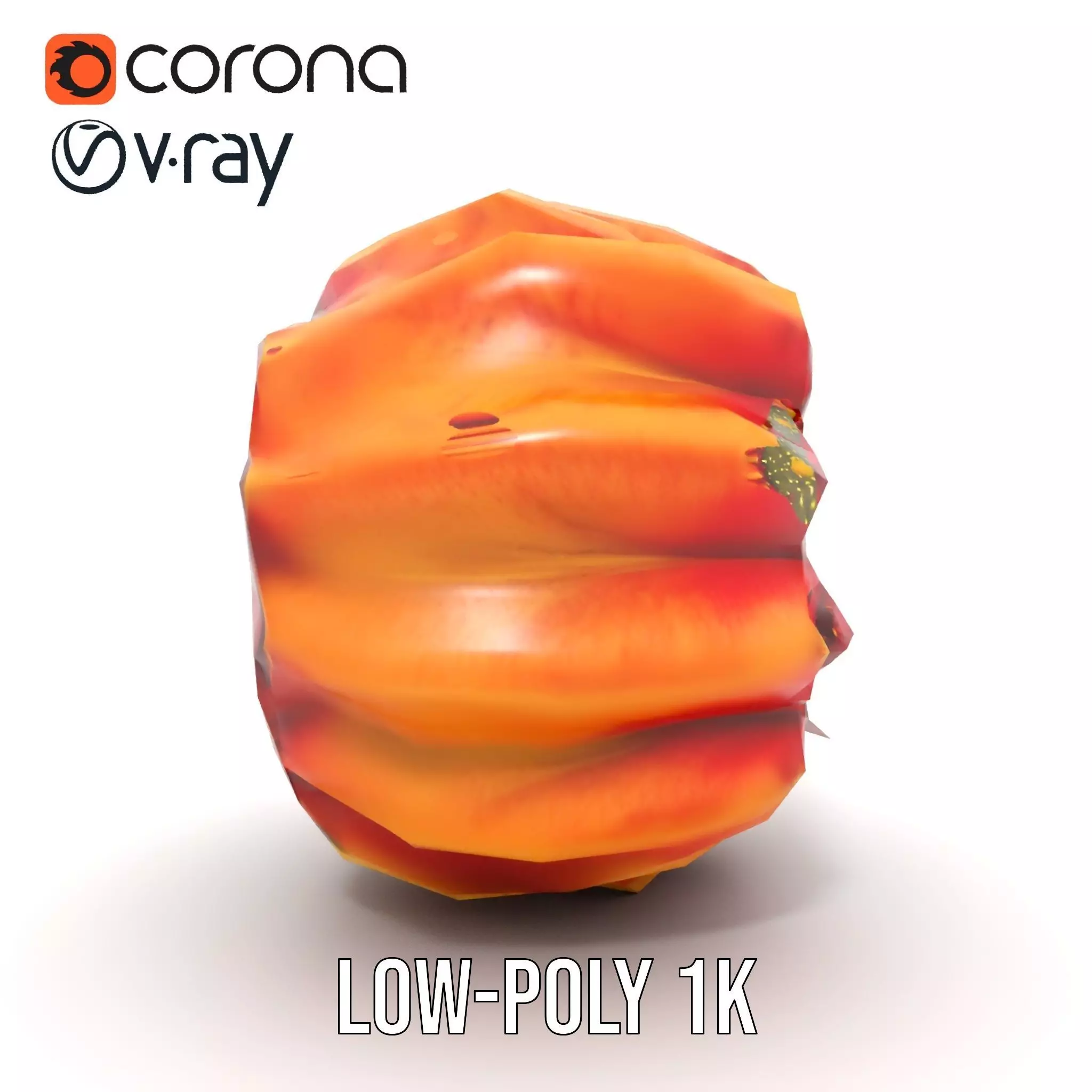 Starburst Cactus model pack Low-poly 3D model_14