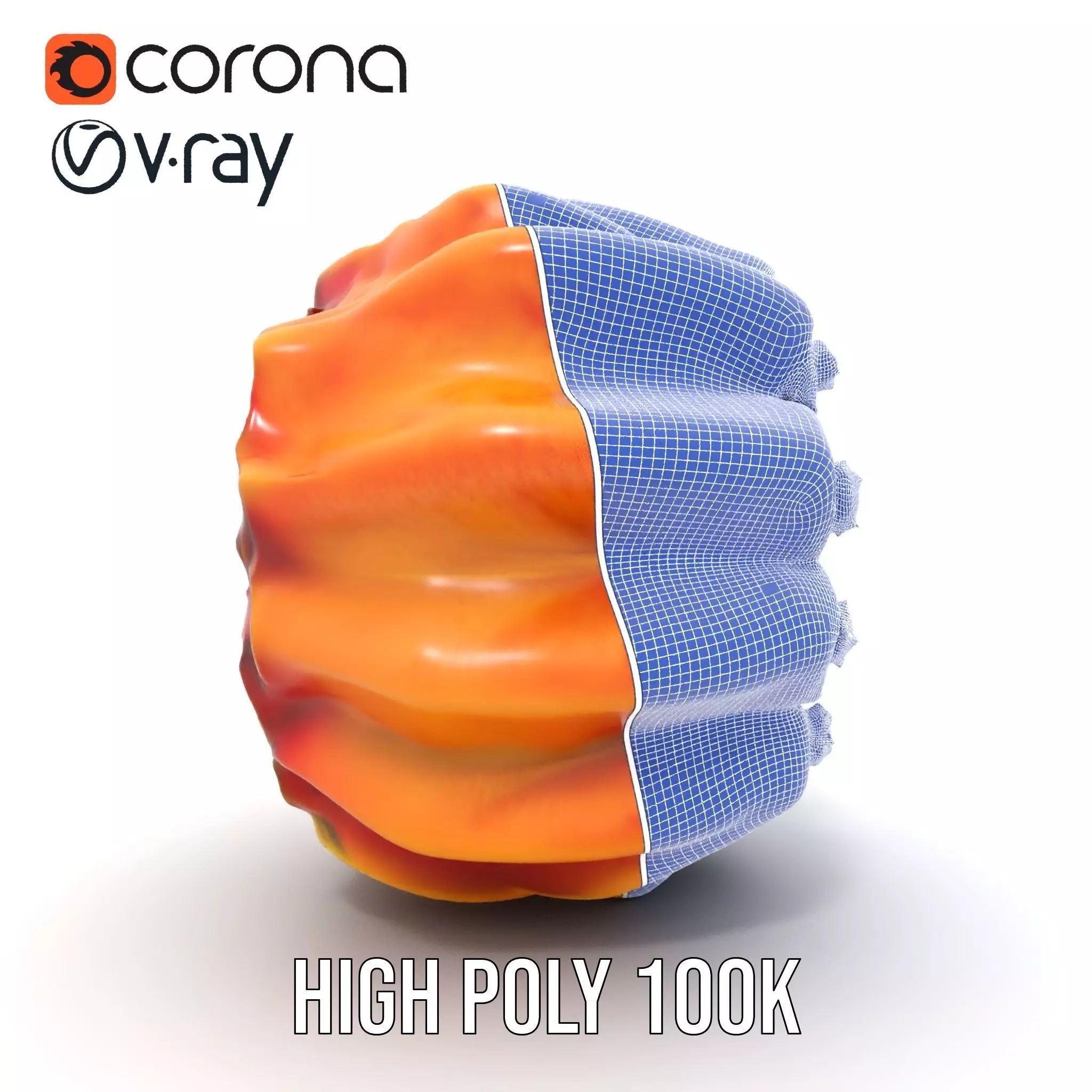 Starburst Cactus model pack Low-poly 3D model_34