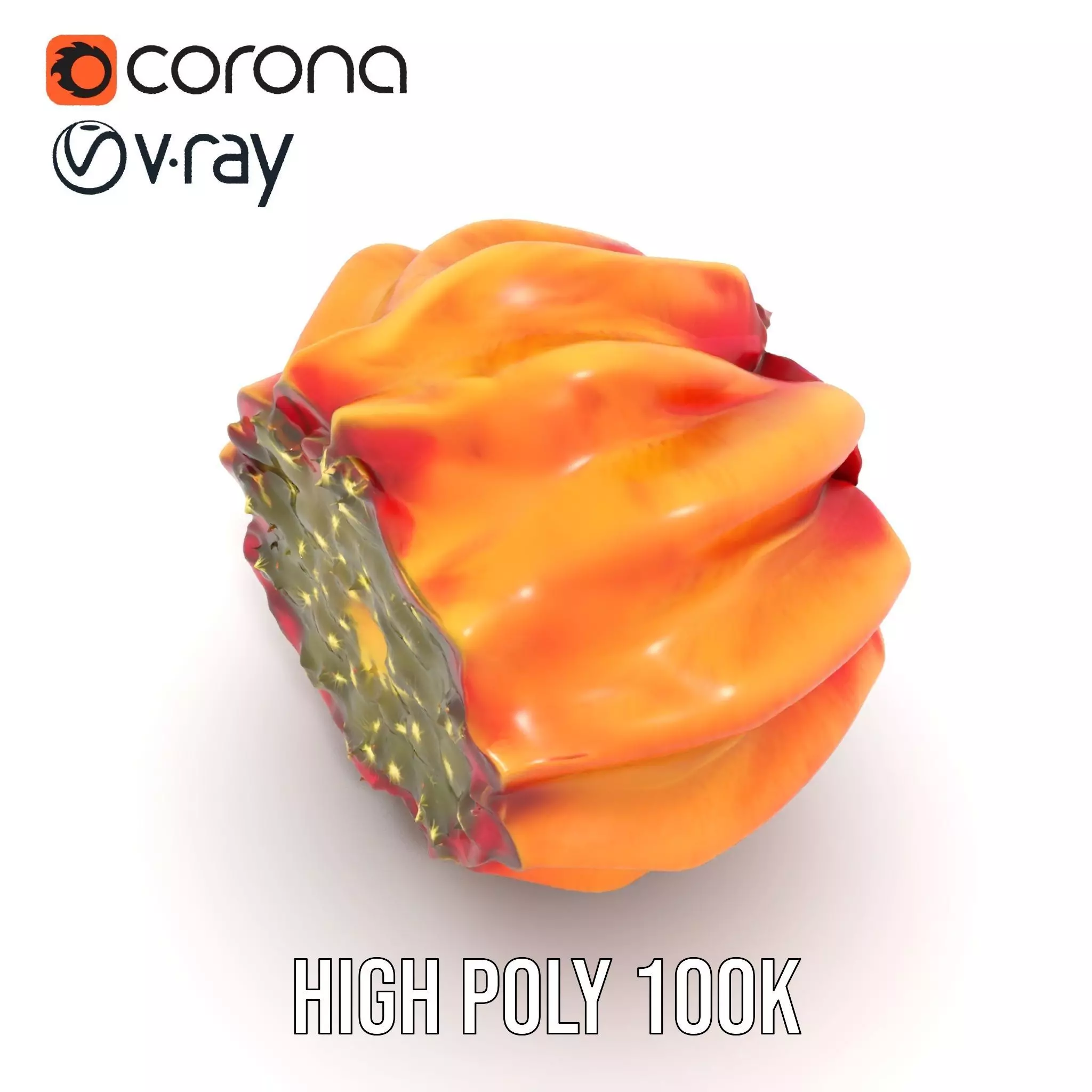 Starburst Cactus model pack Low-poly 3D model_26