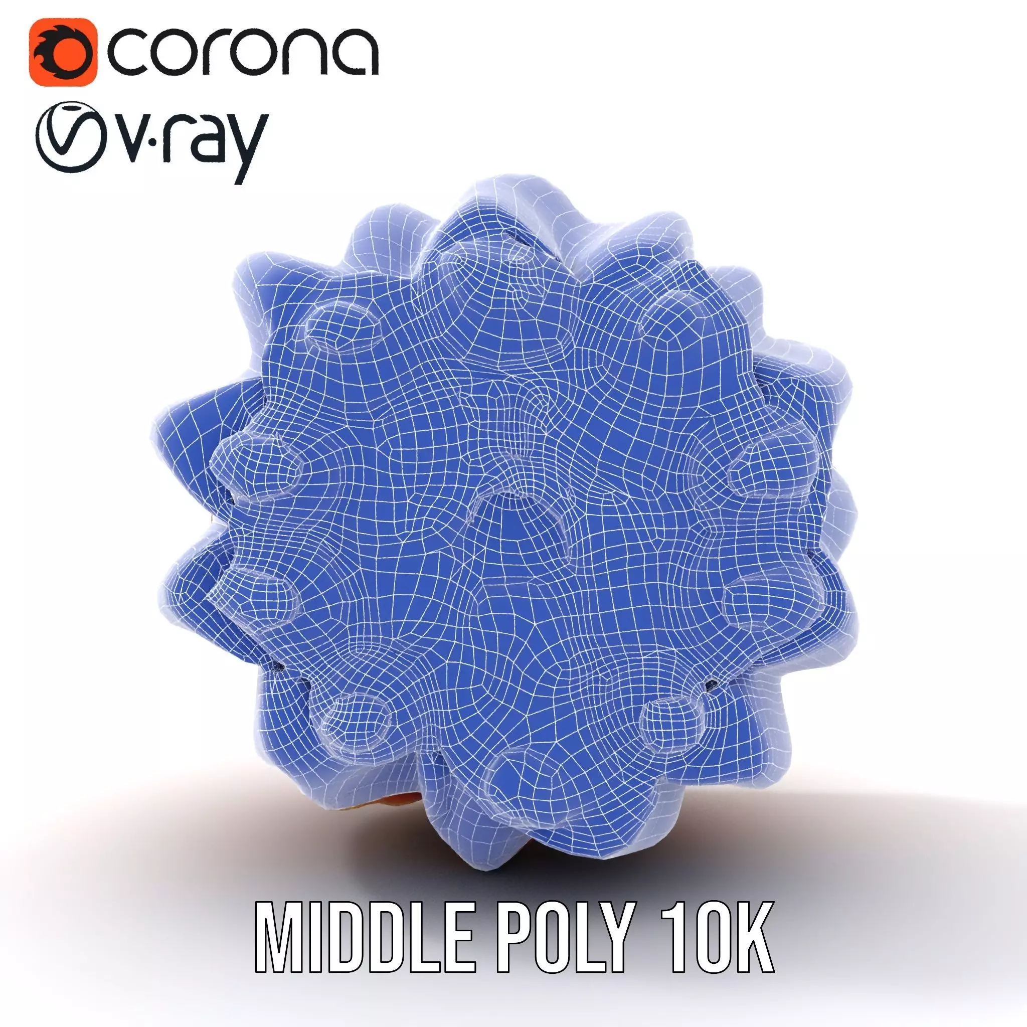 Starburst Cactus model pack Low-poly 3D model_19