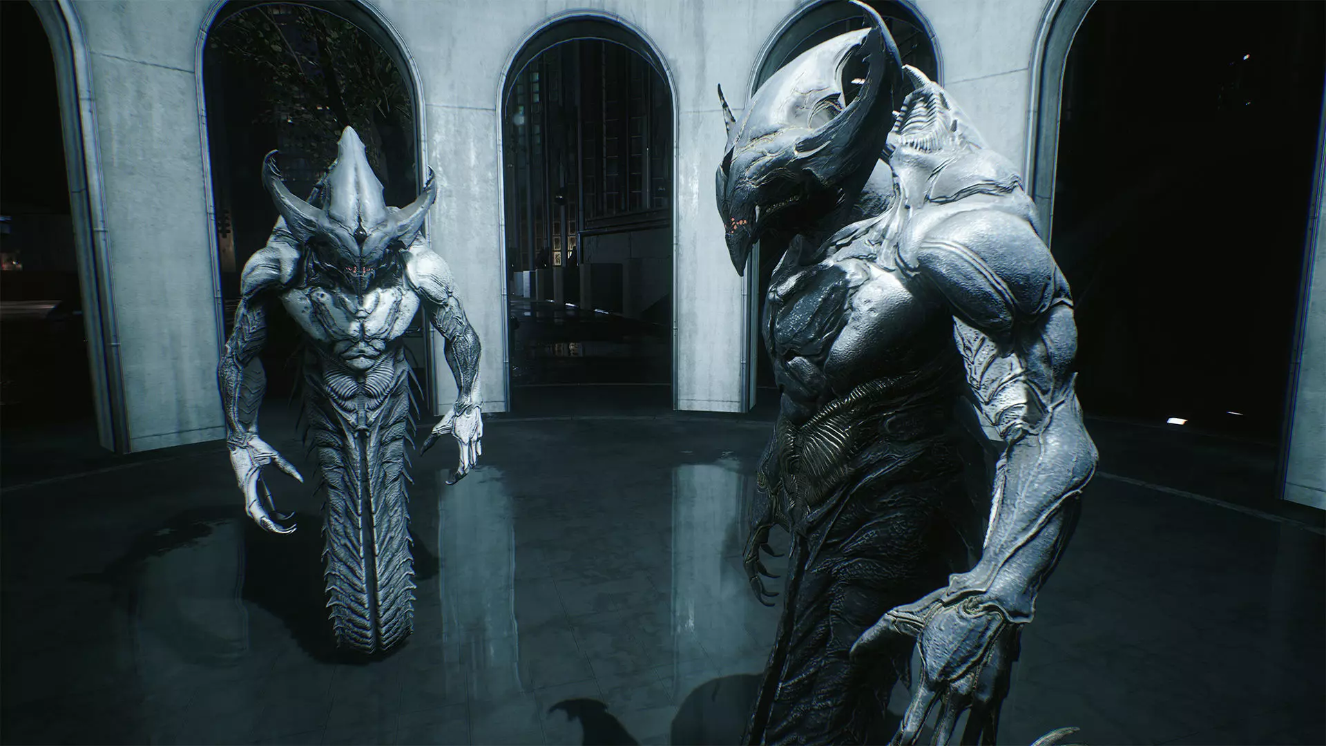 Alien 2 Low-poly 3D model_7