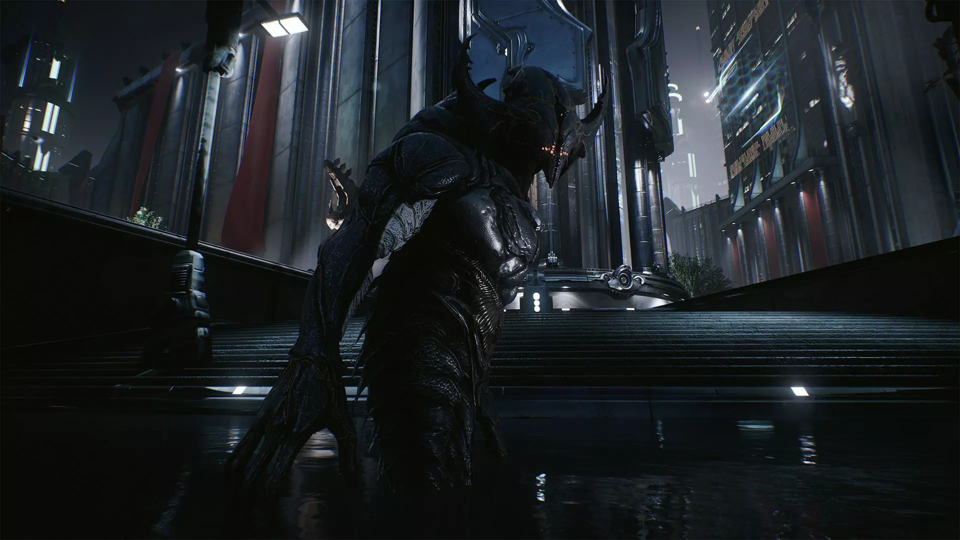 Alien 2 Low-poly 3D model_4