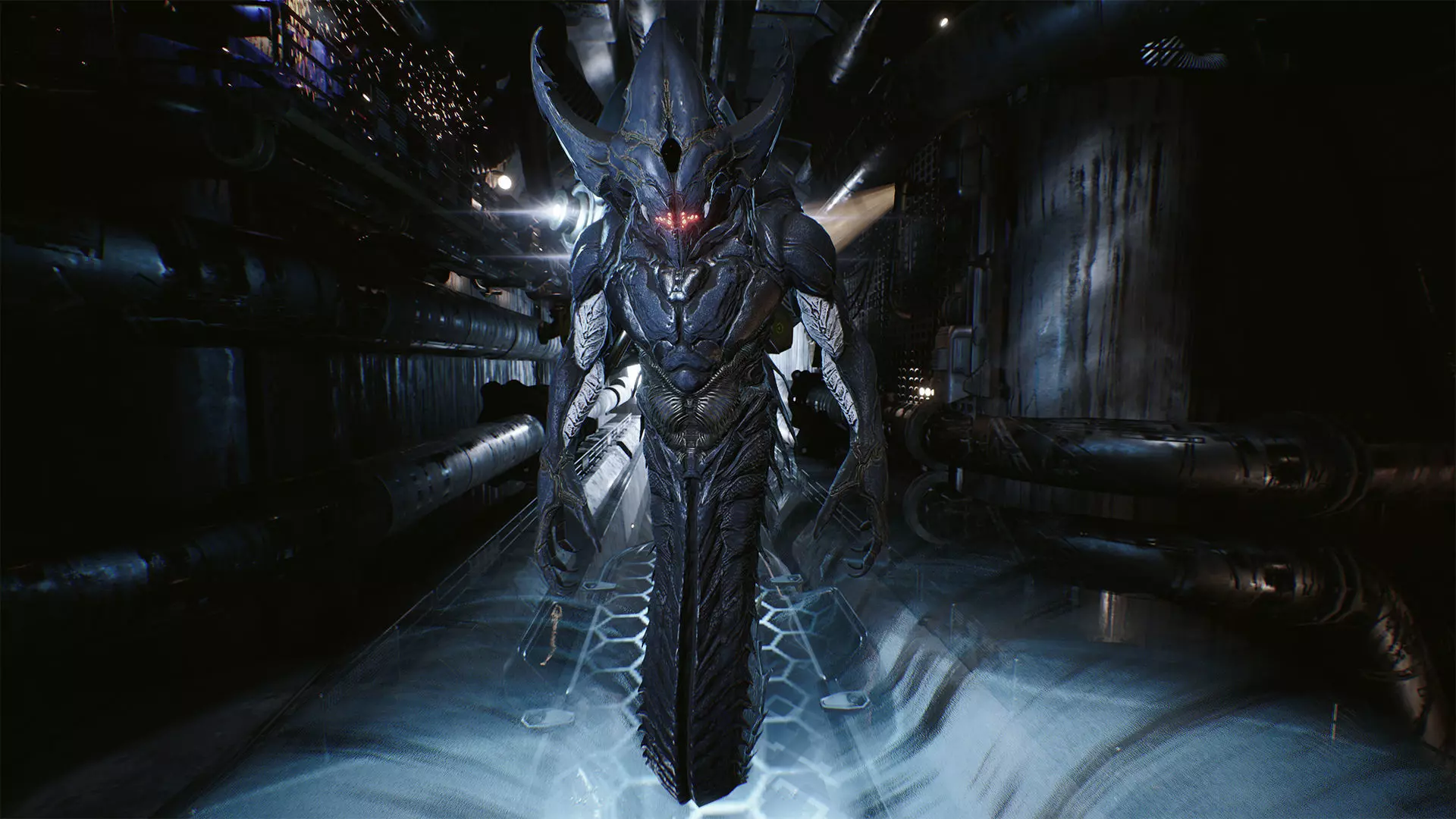 Alien 2 Low-poly 3D model_2