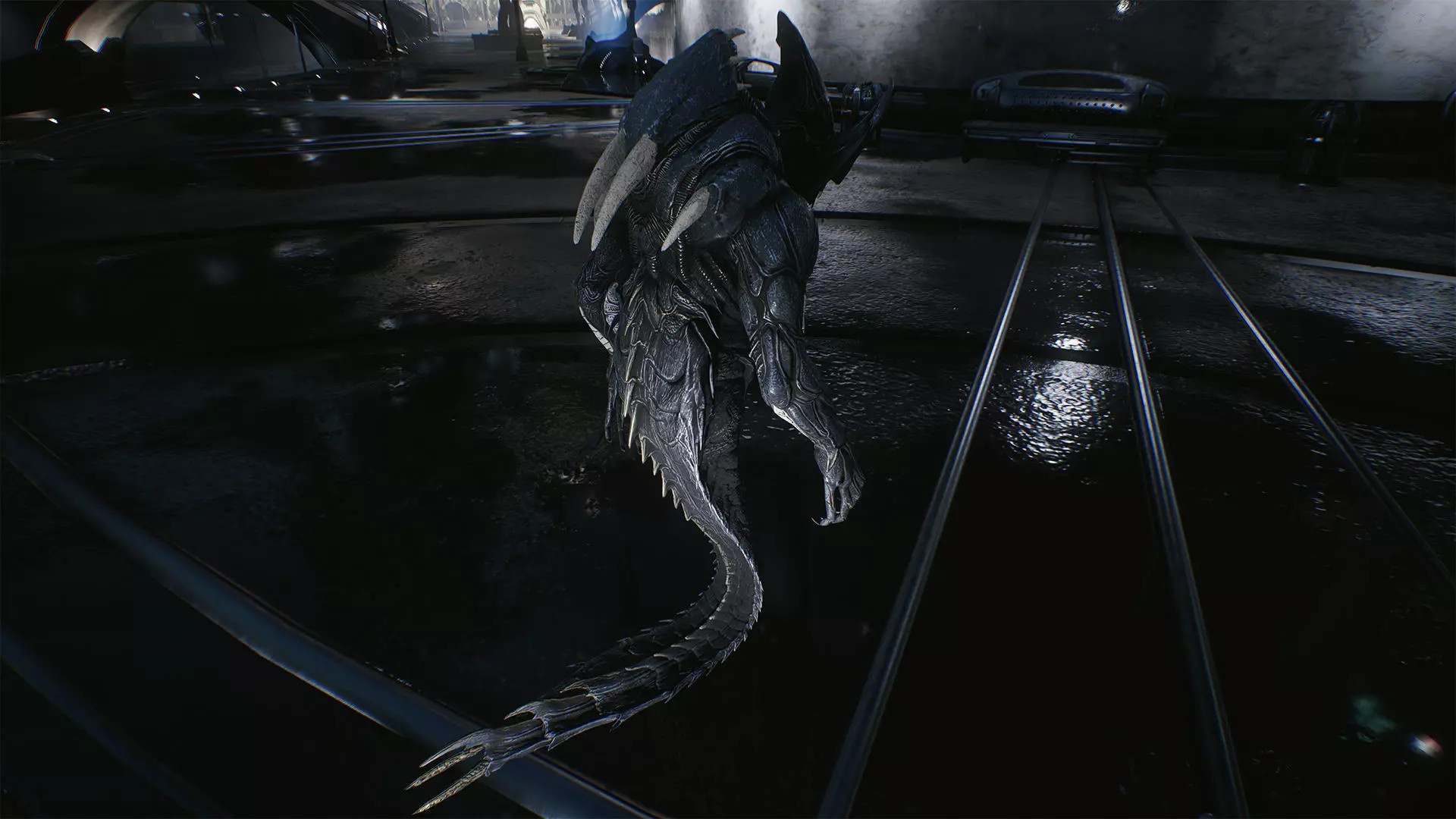 Alien 2 Low-poly 3D model_6