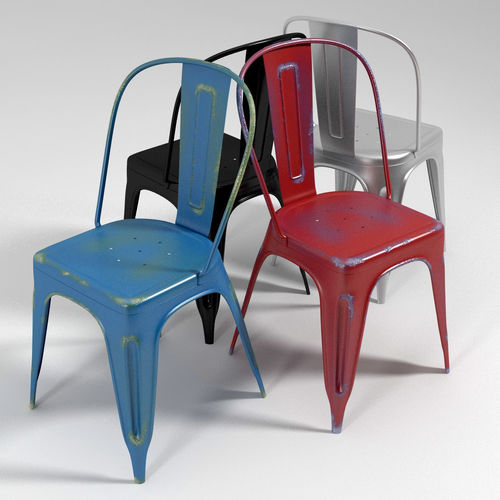 Rusty Tolix A Chair  3D model