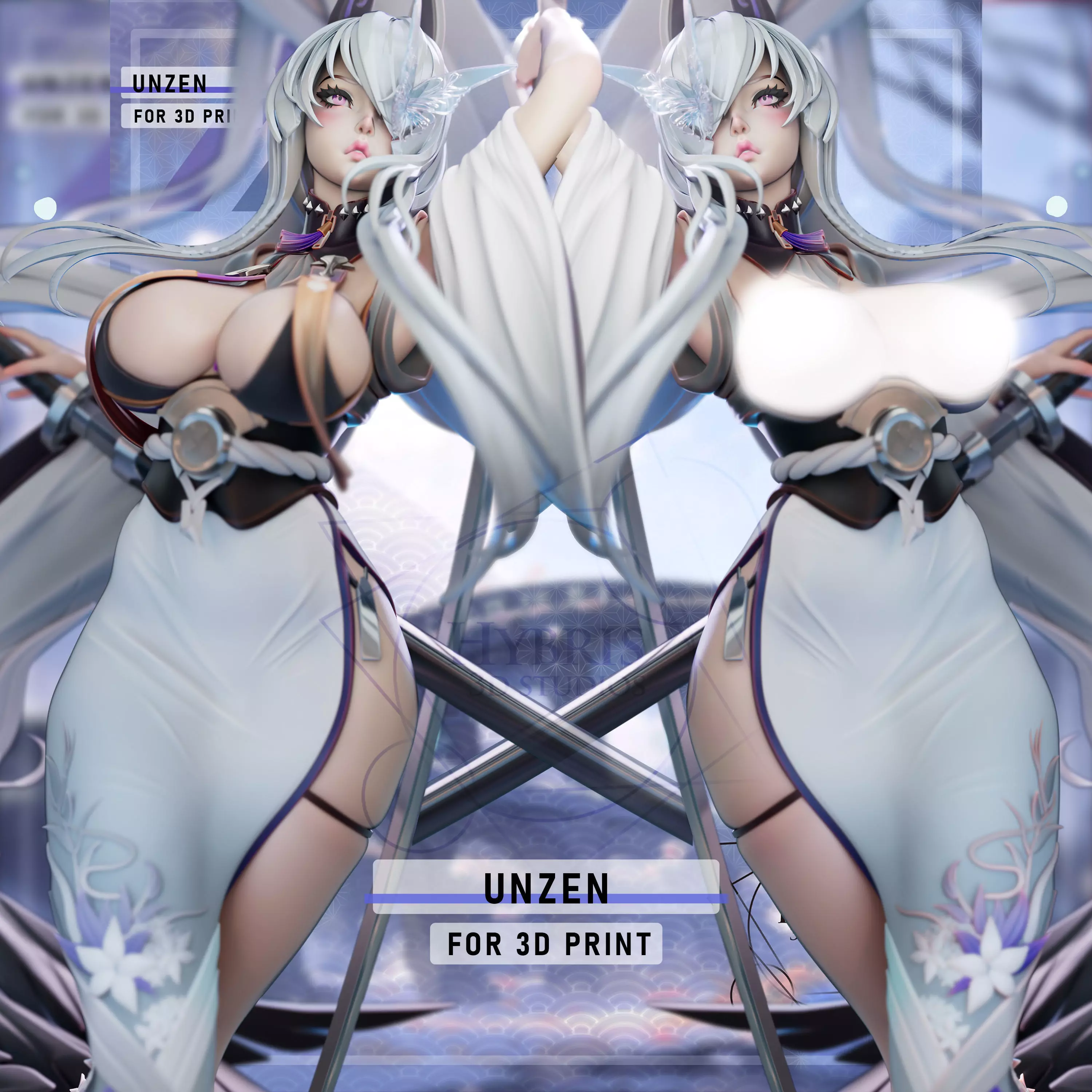 Unzen from Azur Lane Commercial Package 3D print model