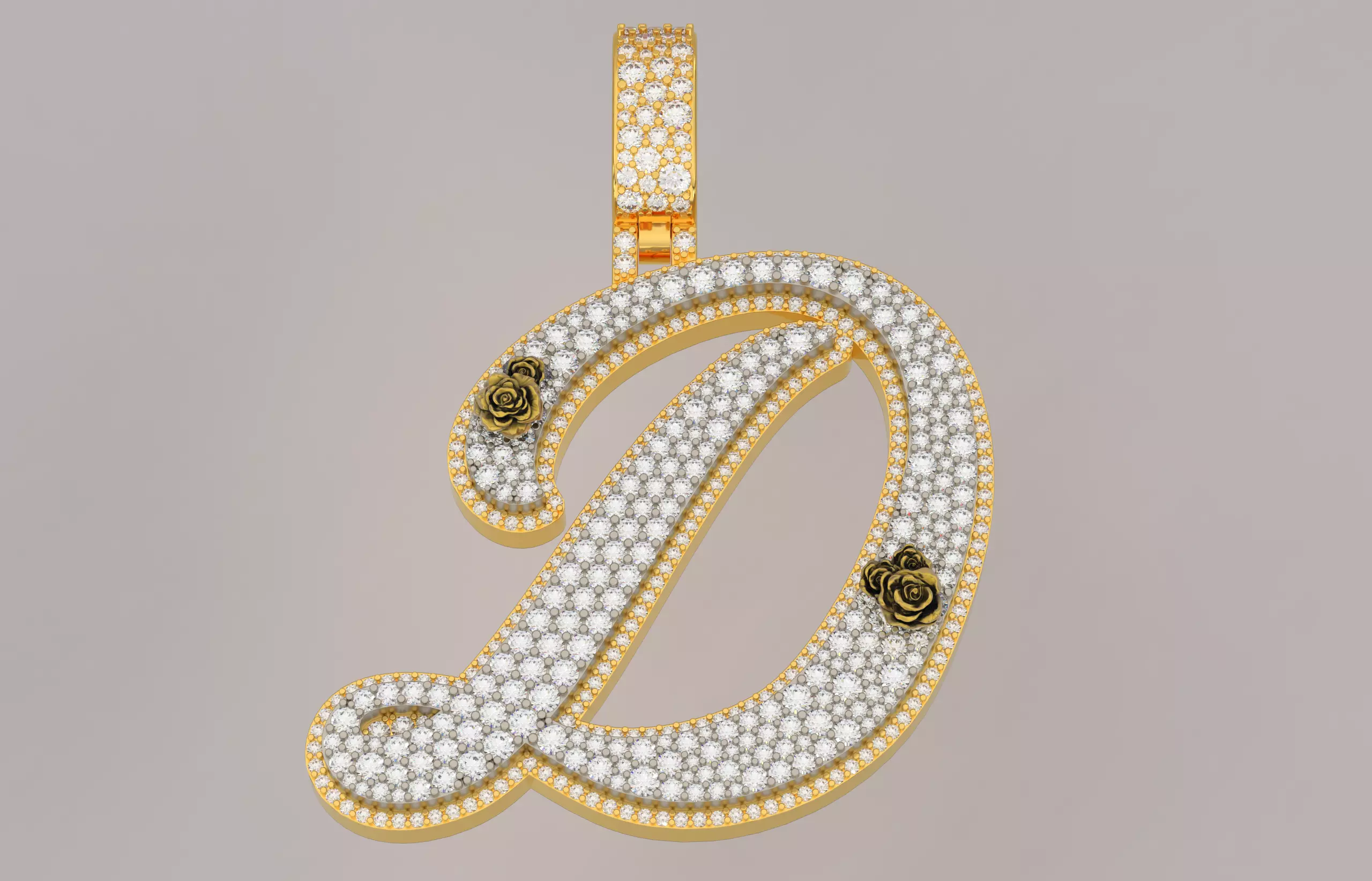 D Pendant 3D print model_0