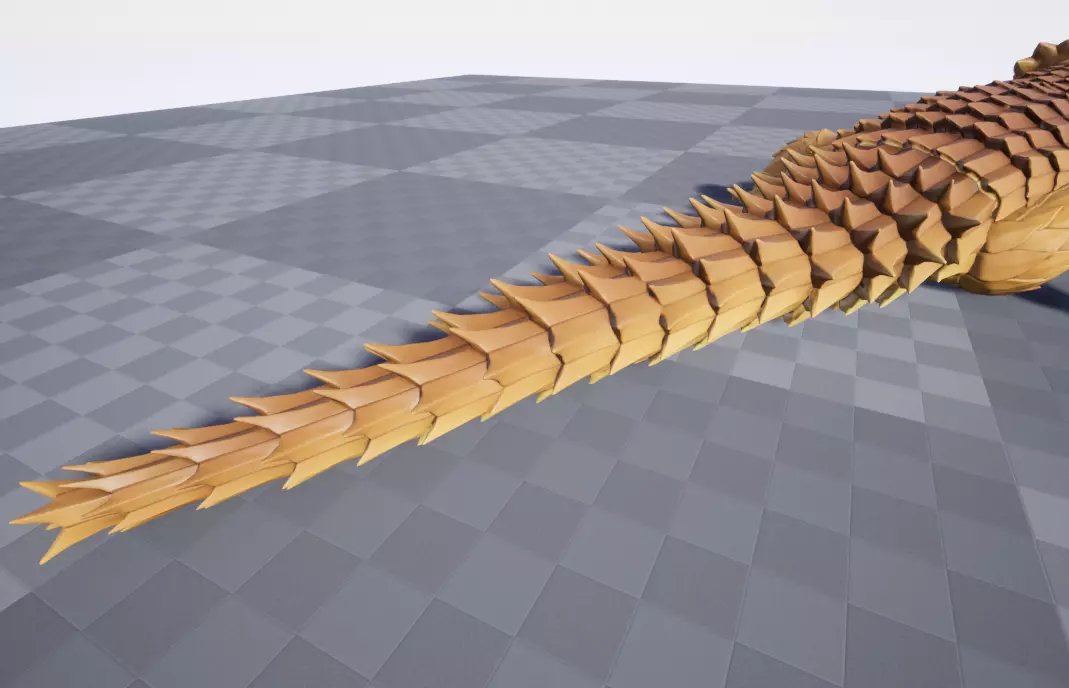 Armadillo lizard  Handpainted  GAME READY Low-poly 3D model_13