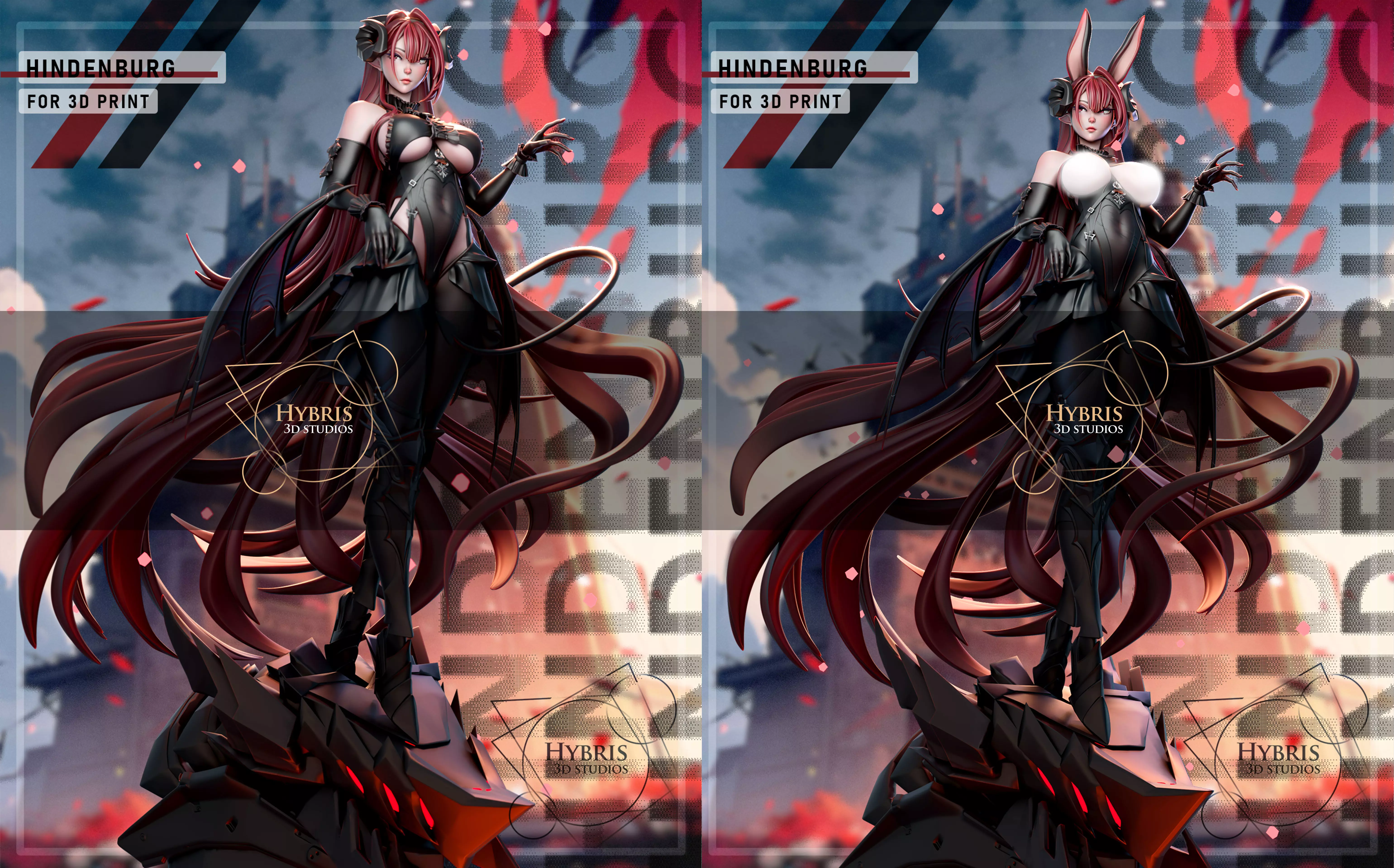 Hindenburg from Azur Lane Collector Package 3D print model_1