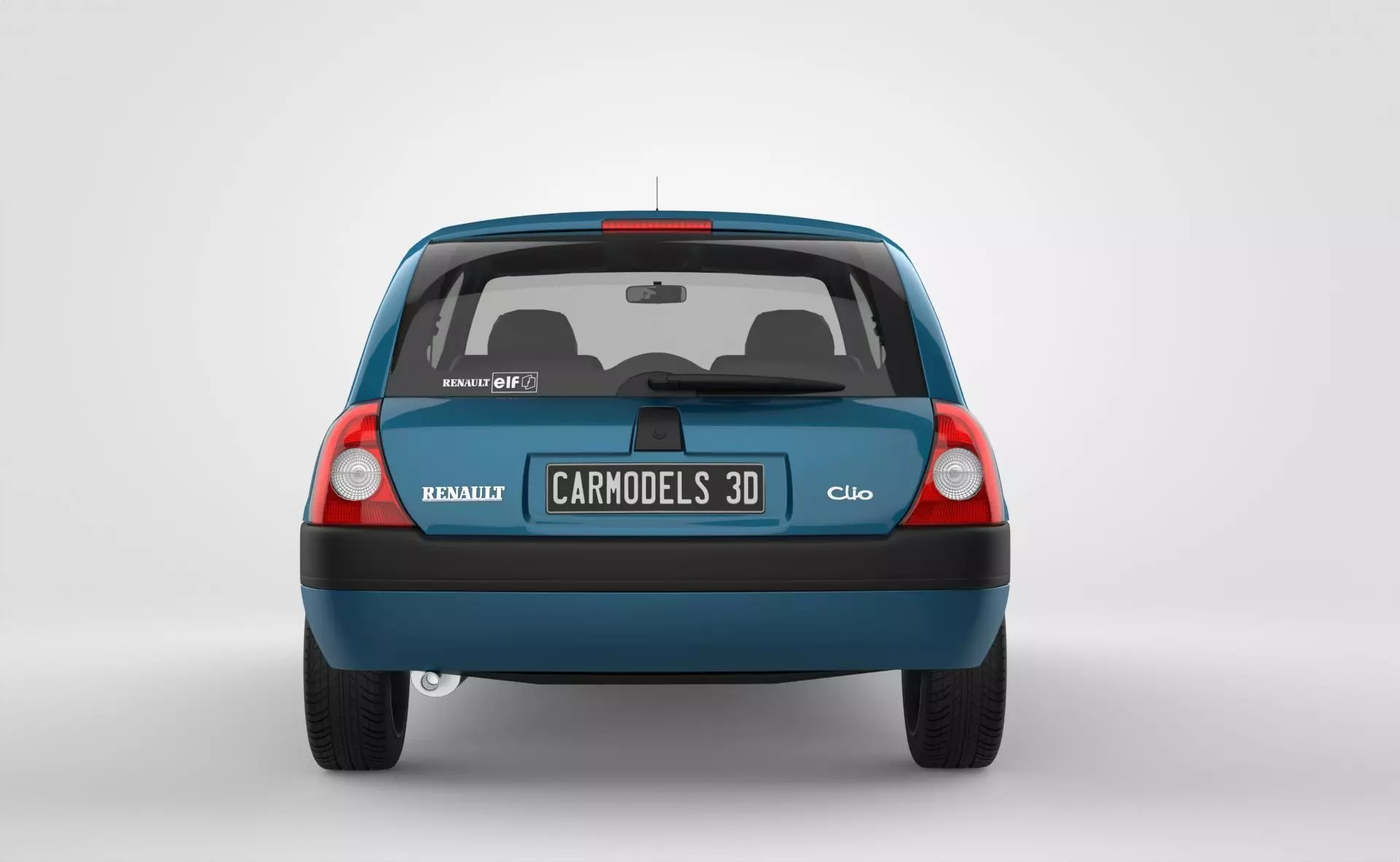 Renault Clio 2 Phase 1 HB 2001 3D model_4