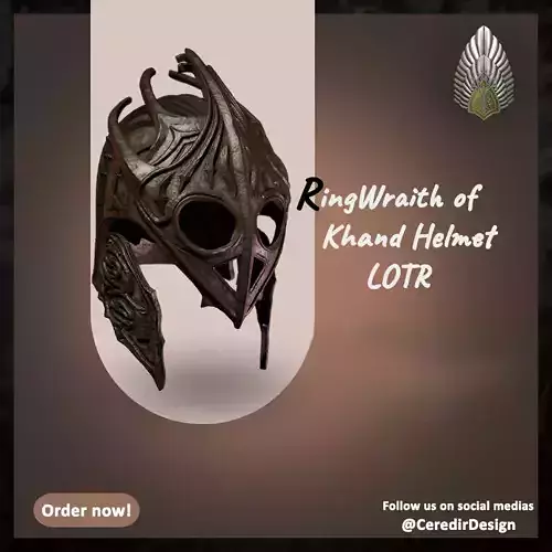 Nazgul Helmet of Khand lord of the rings 3D DIGITAL DL