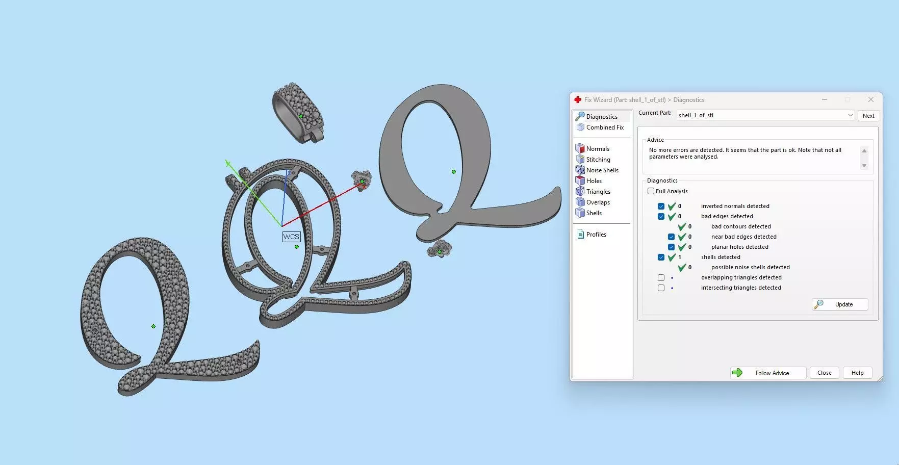 Q Pendant 3D print model_10