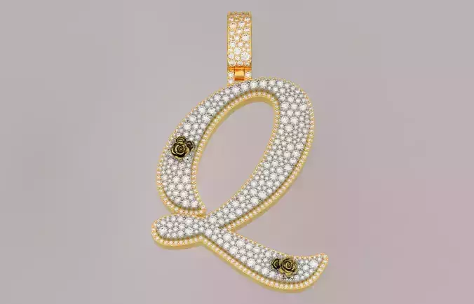 Q Pendant 3D print model Q Pendant 3D print model