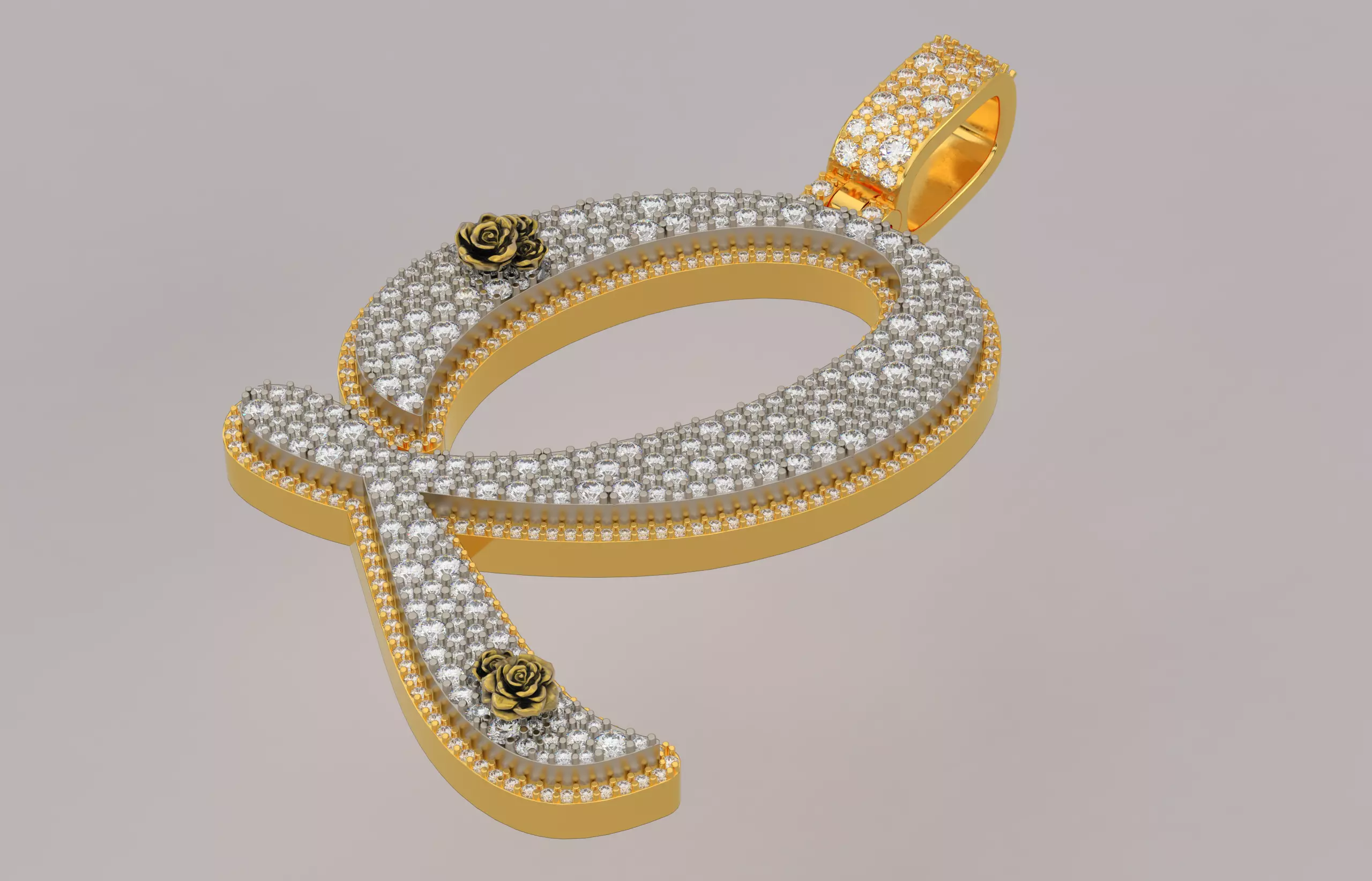 Q Pendant 3D print model_1