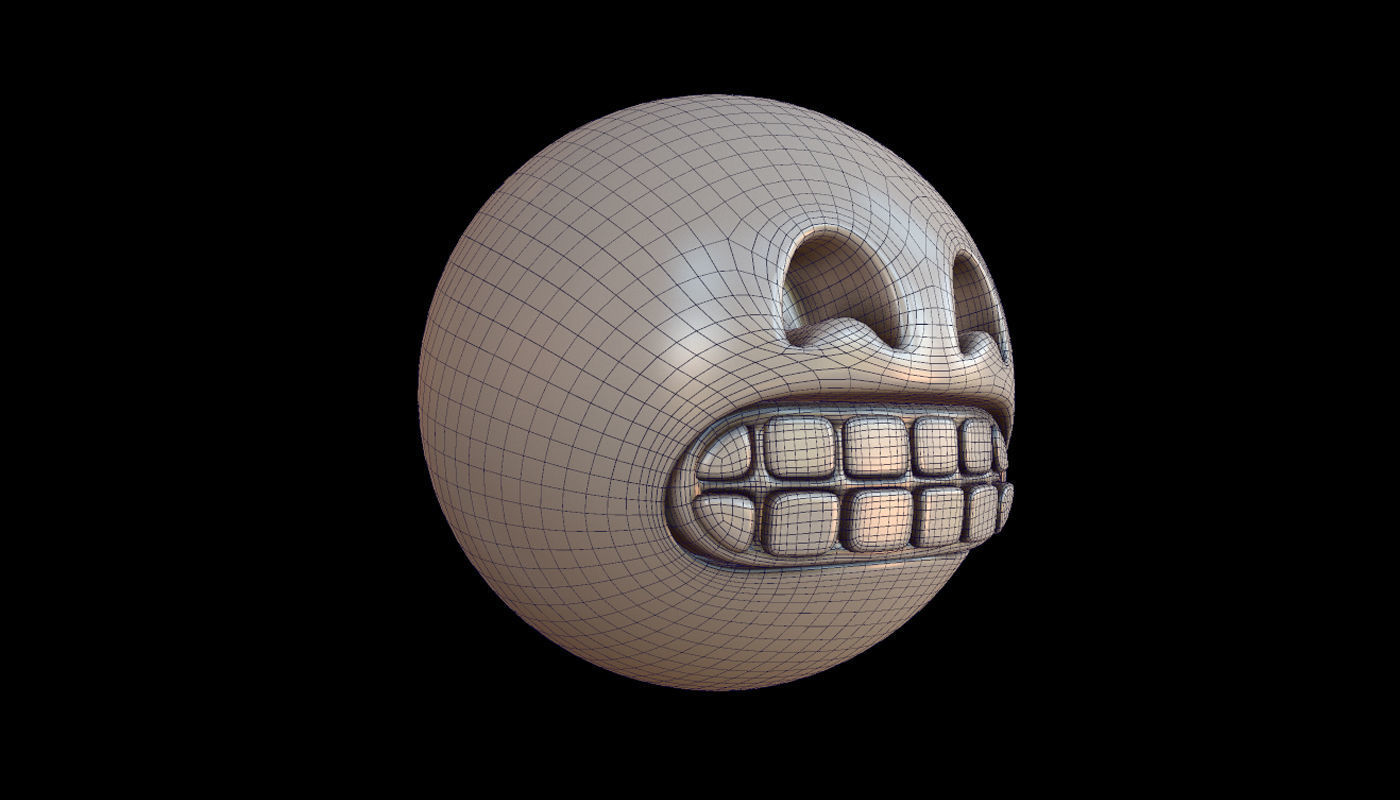 EMOJI grimmace 3D model_3