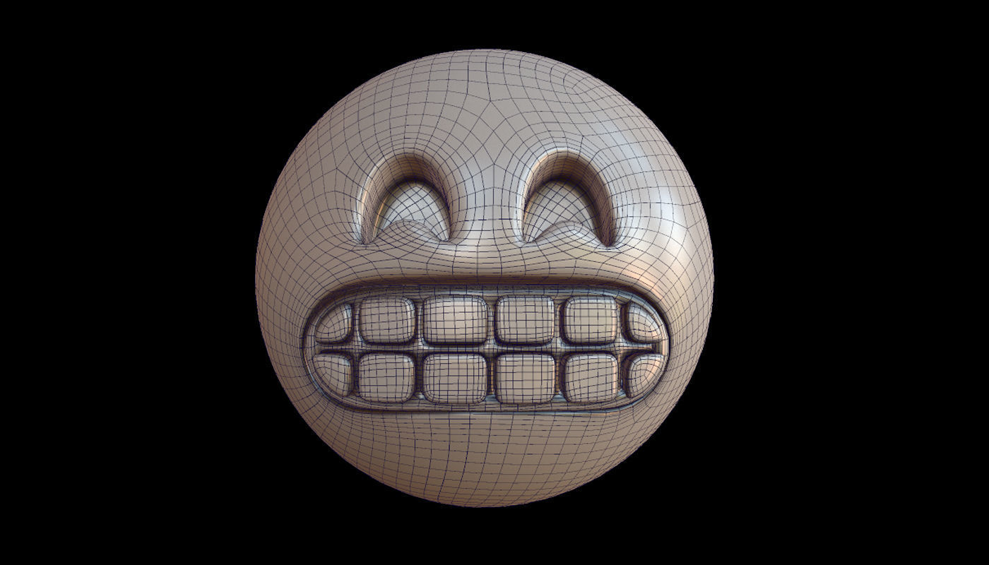 EMOJI grimmace 3D model_4