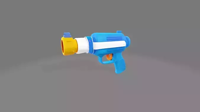 3D Game Gun 3D model