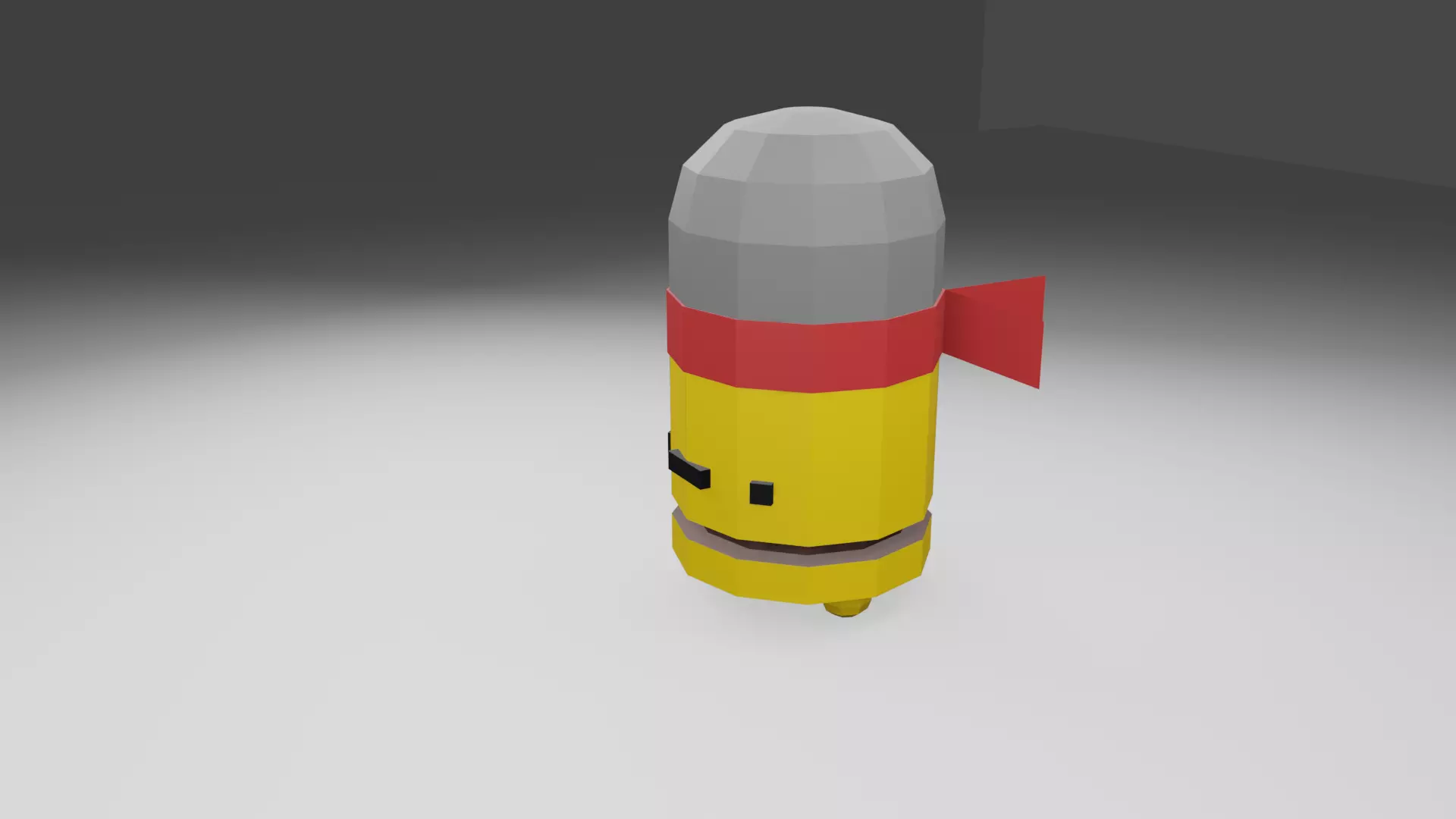 Bandana Bullet Low Polly Model Free low-poly 3D model Free low-poly 3D model_2