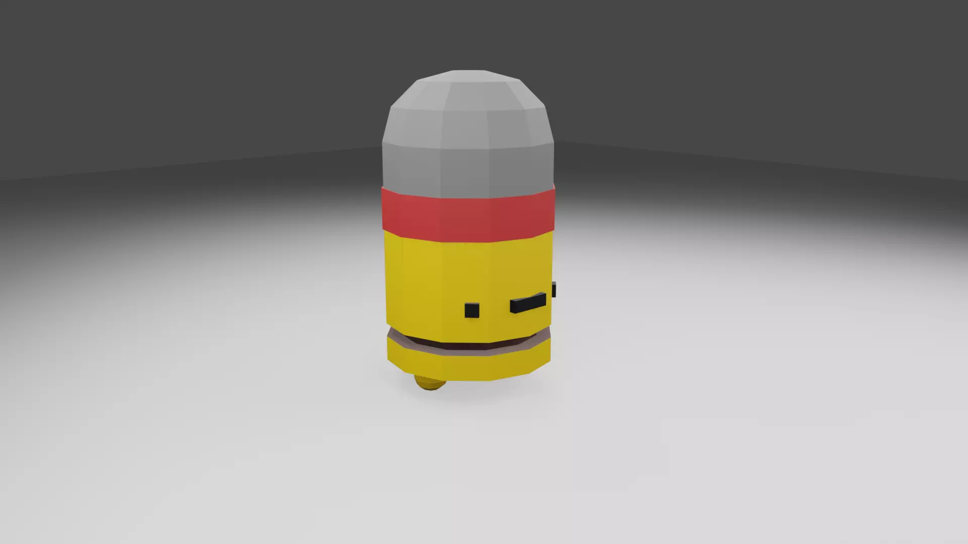 Bandana Bullet Low Polly Model Free low-poly 3D model Free low-poly 3D model_3