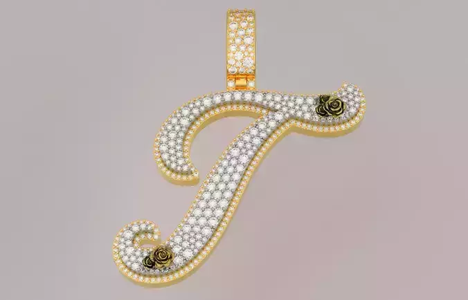 T Pendant 3D print model T Pendant 3D print model