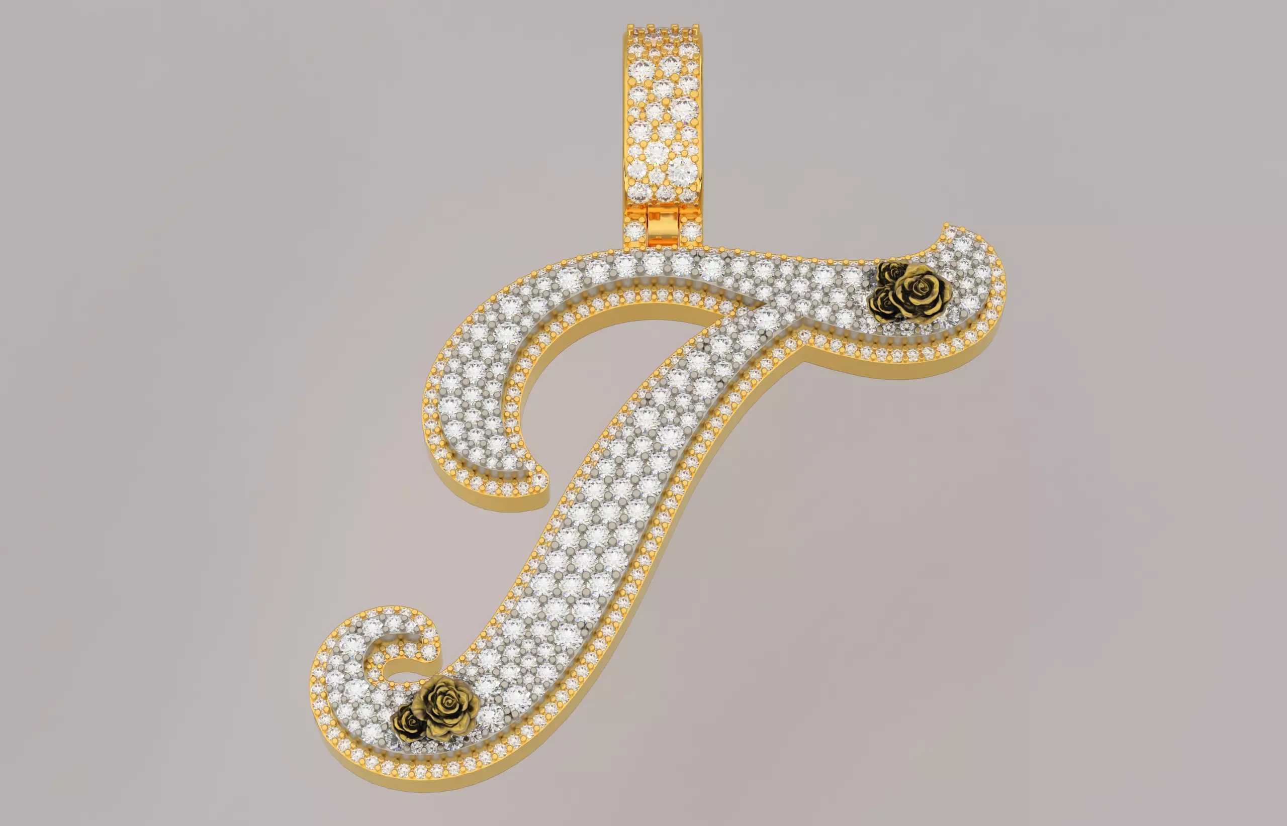 T Pendant 3D print model_0