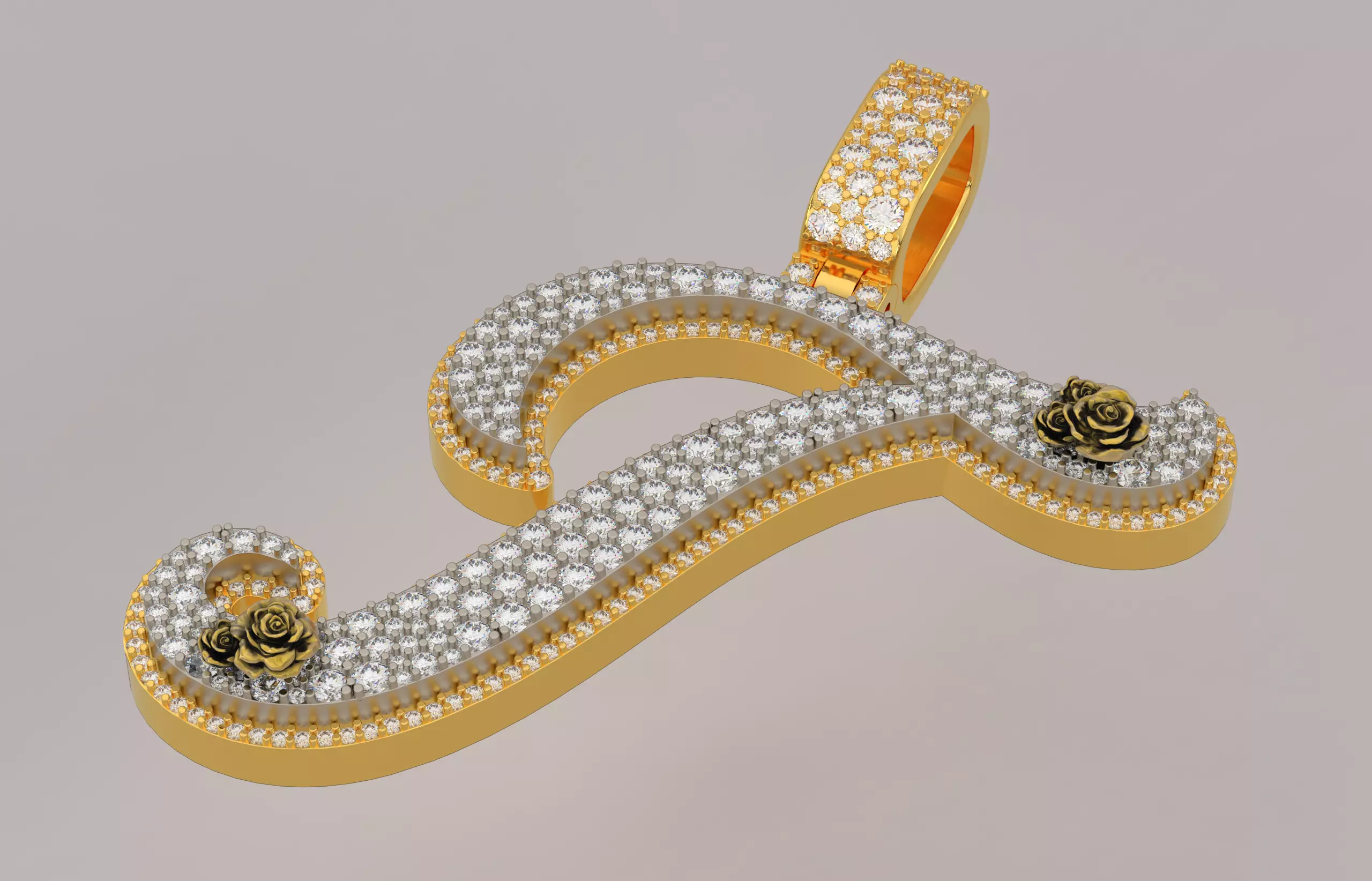 T Pendant 3D print model_1