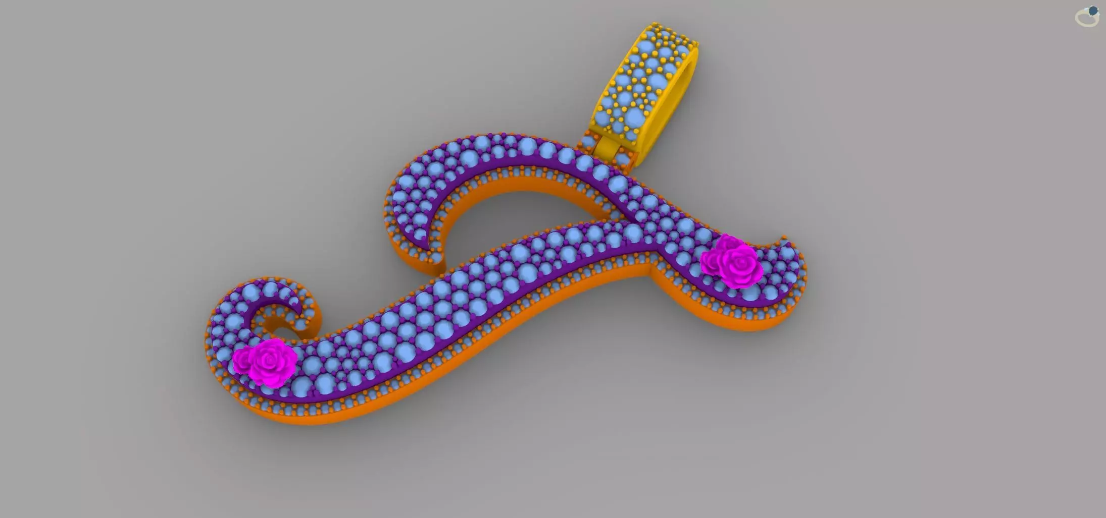 T Pendant 3D print model_5