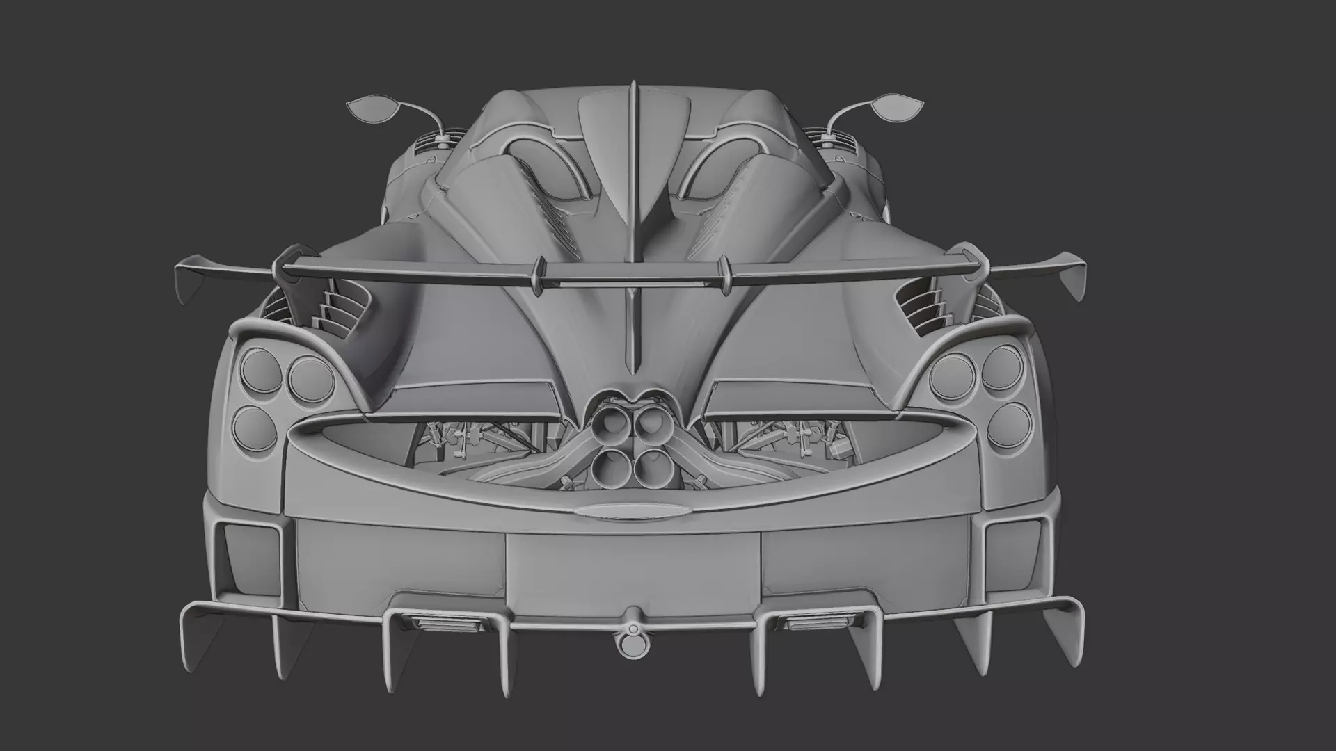Pagani Huayra 3D print model_12