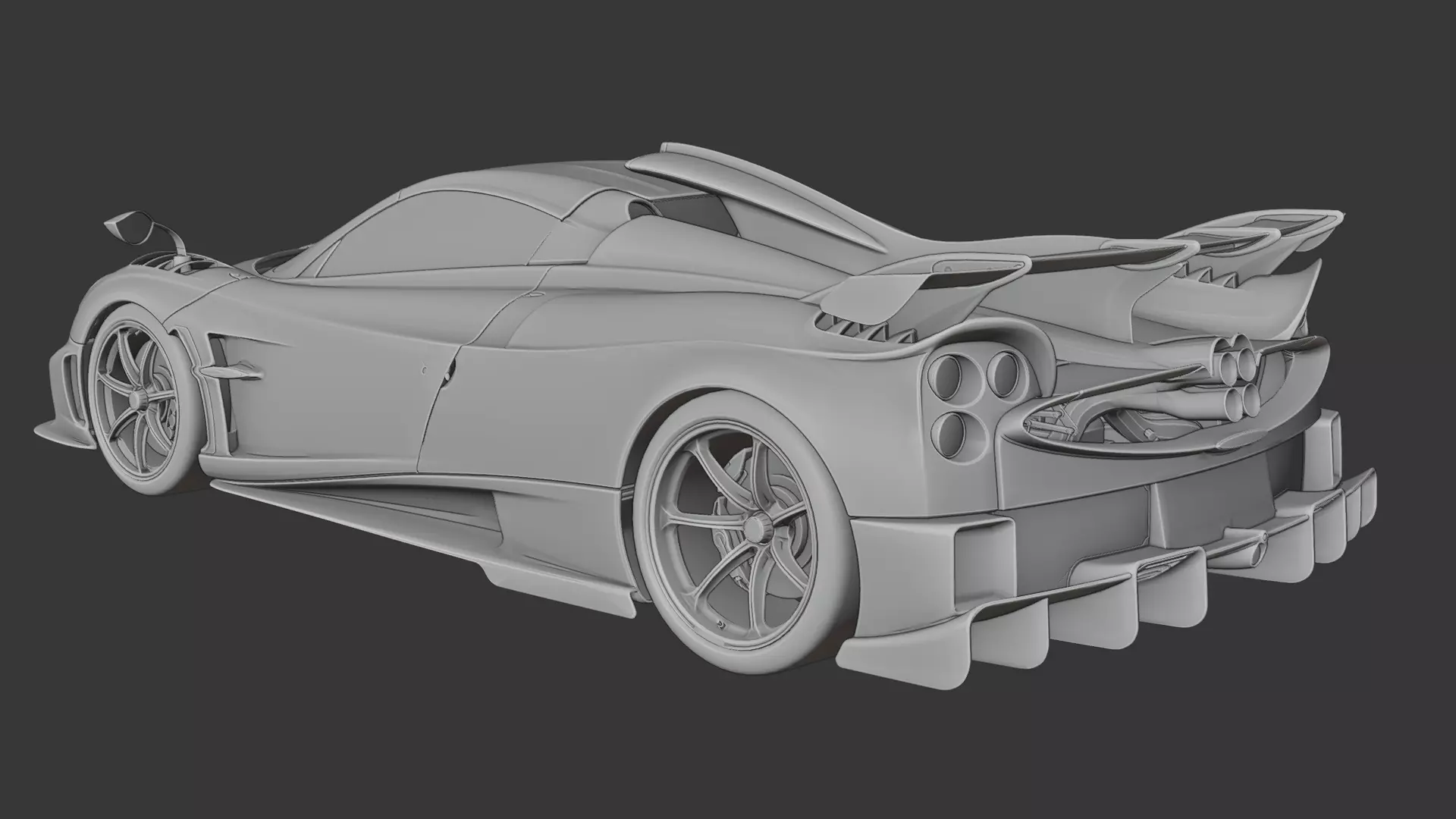 Pagani Huayra 3D print model_10