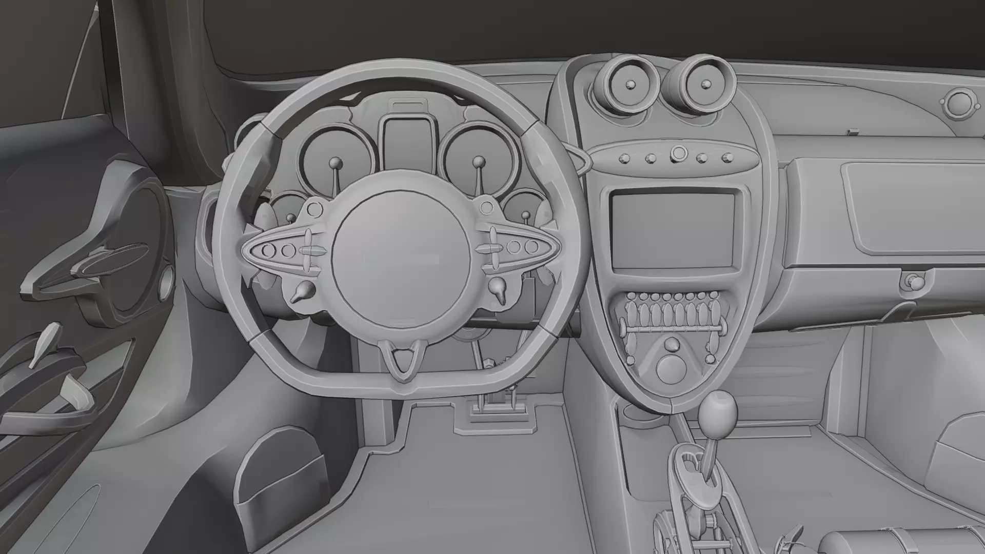 Pagani Huayra 3D print model_2