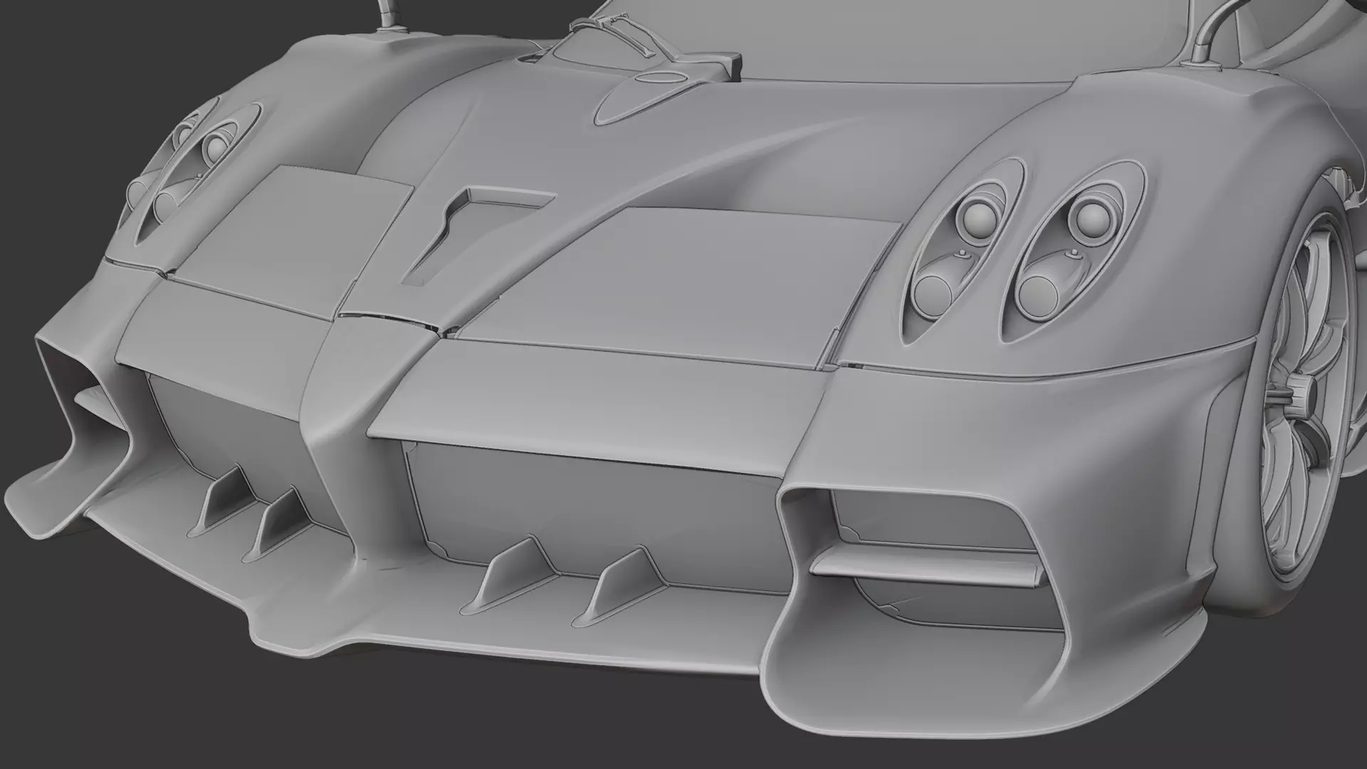 Pagani Huayra 3D print model_5