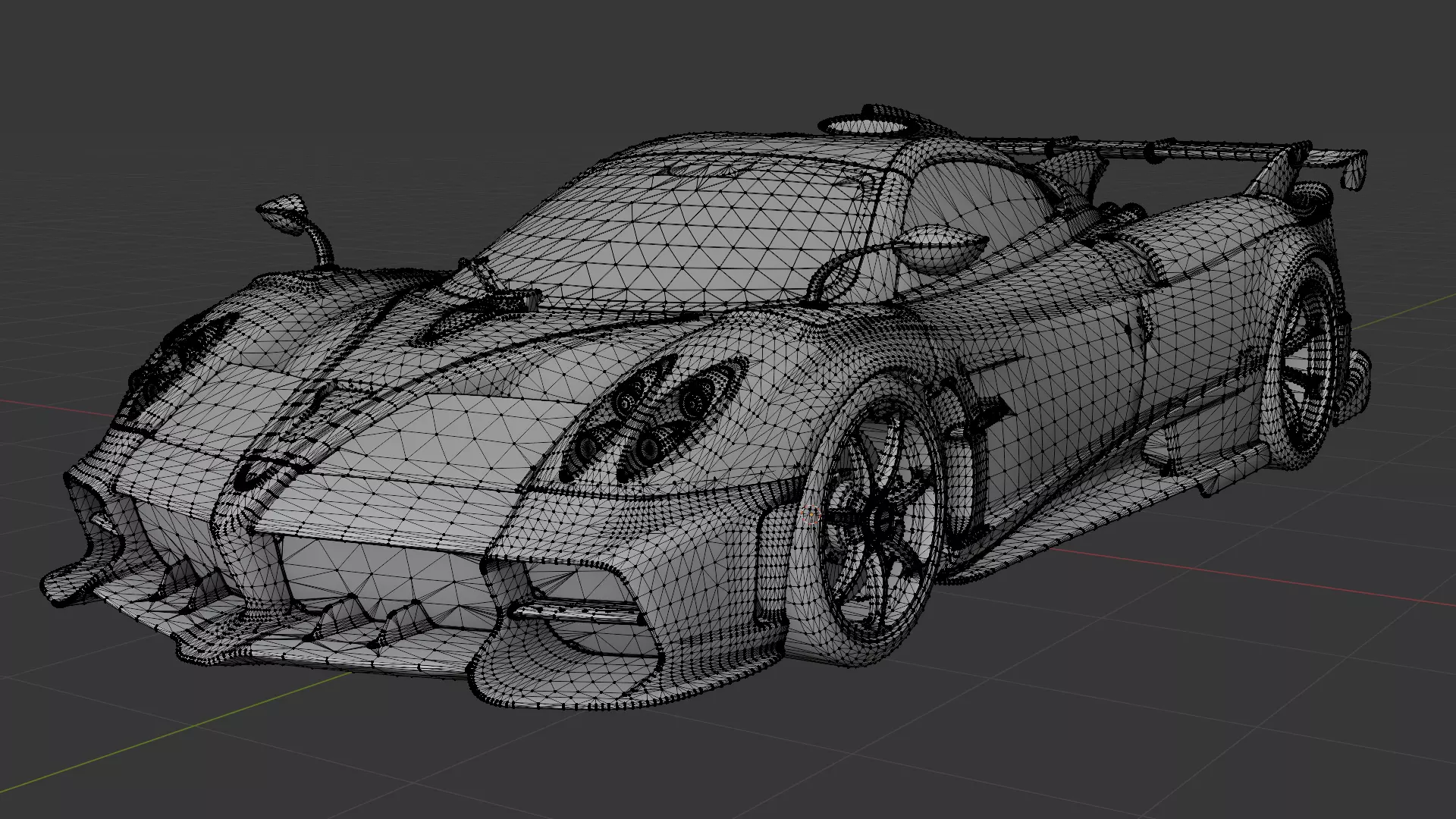 Pagani Huayra 3D print model_15