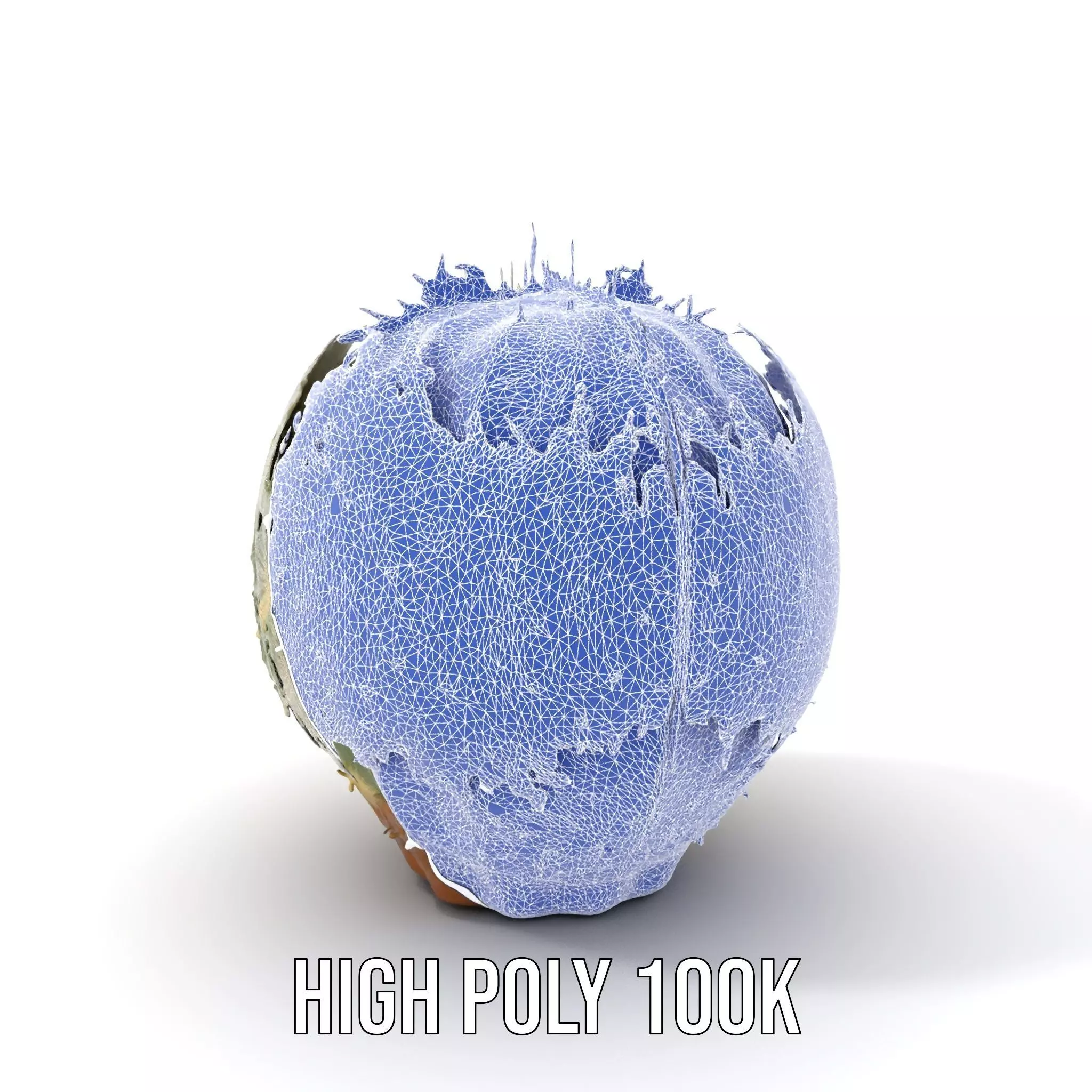 Spiky Green Cactus model pack Low-poly 3D model_9