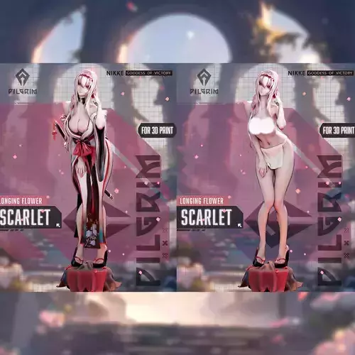 Scarlet Longing flower from Nikke Collector Package