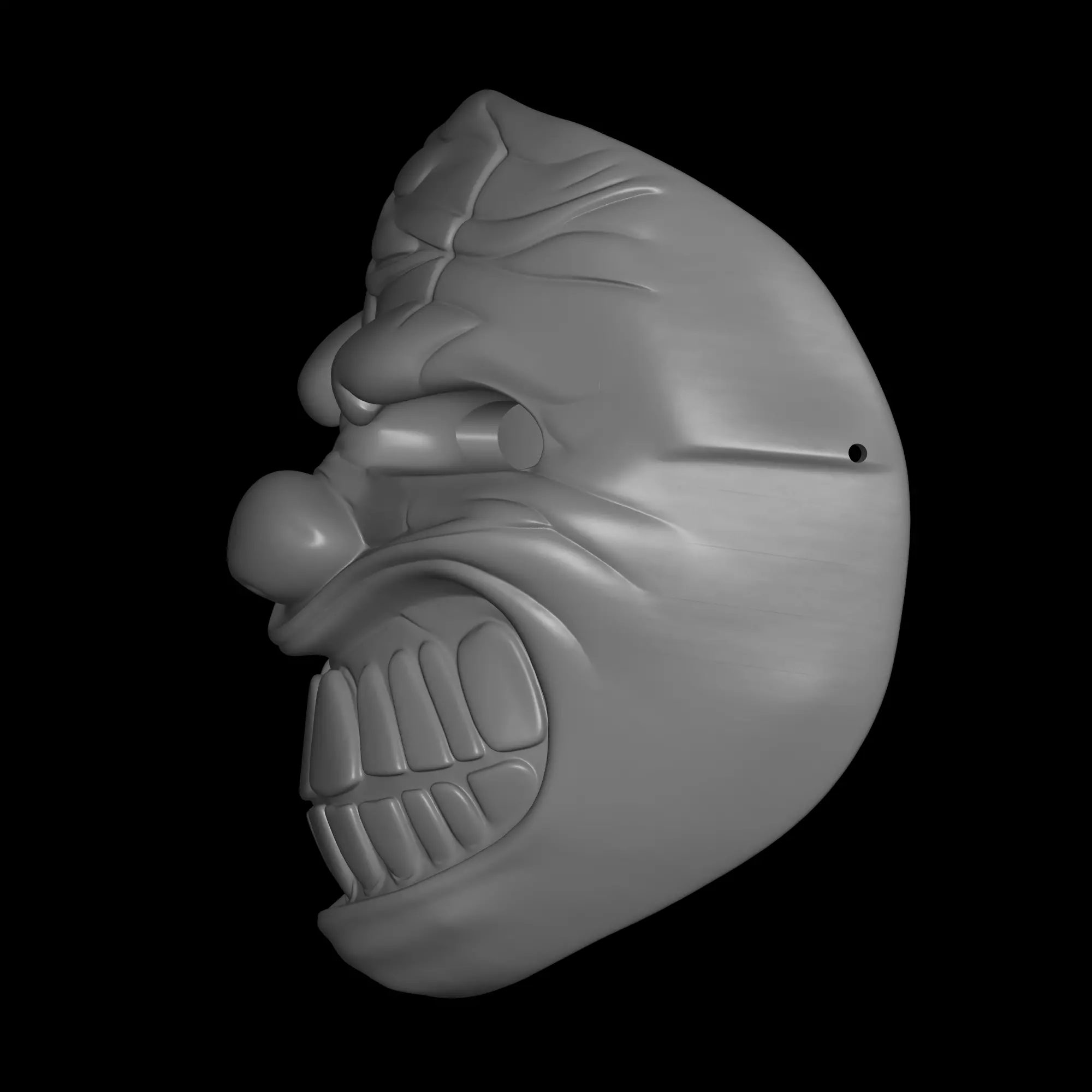 clown mask 3 3D print model_1