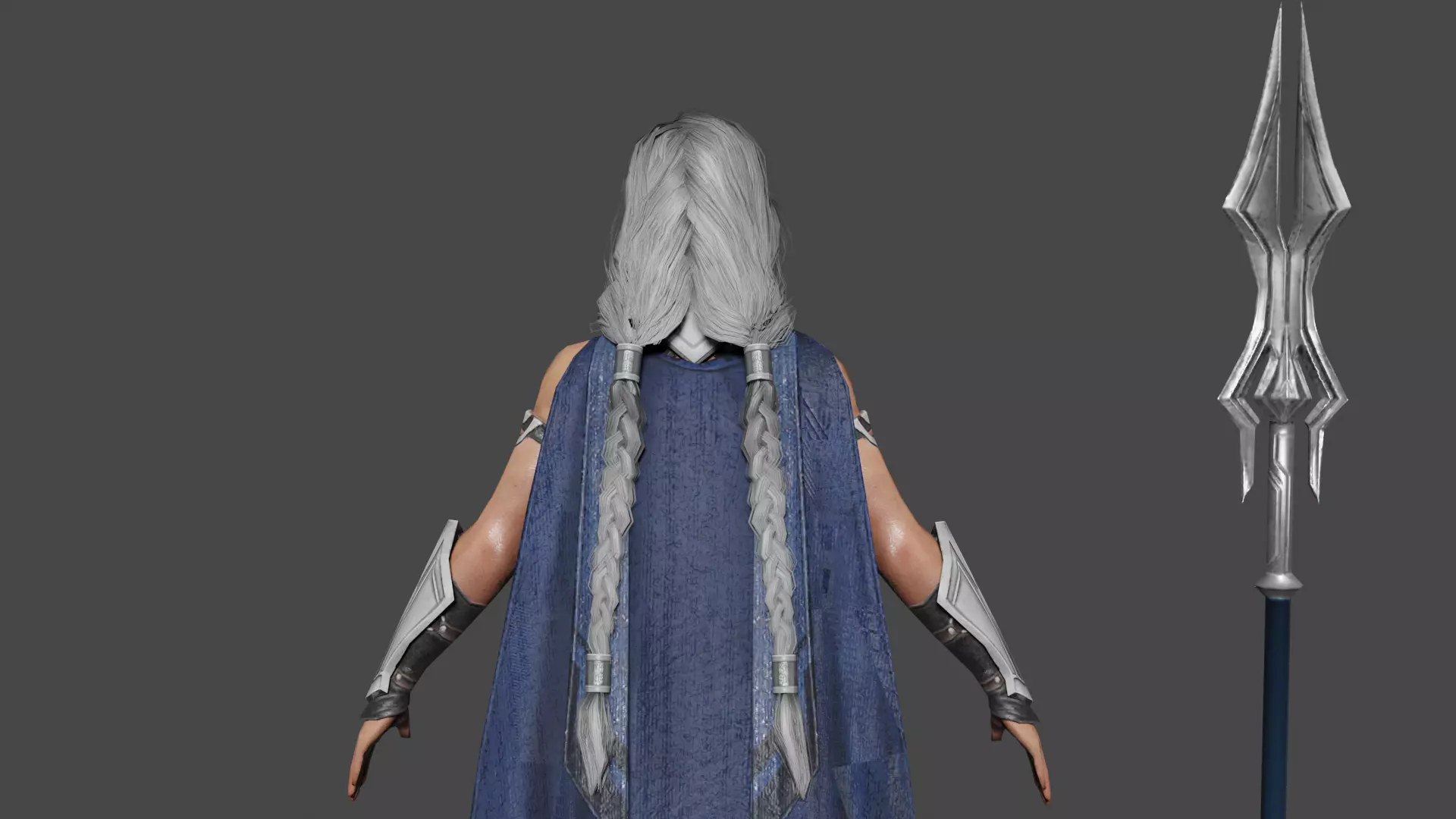 Valkyrie Low-poly 3D model_5