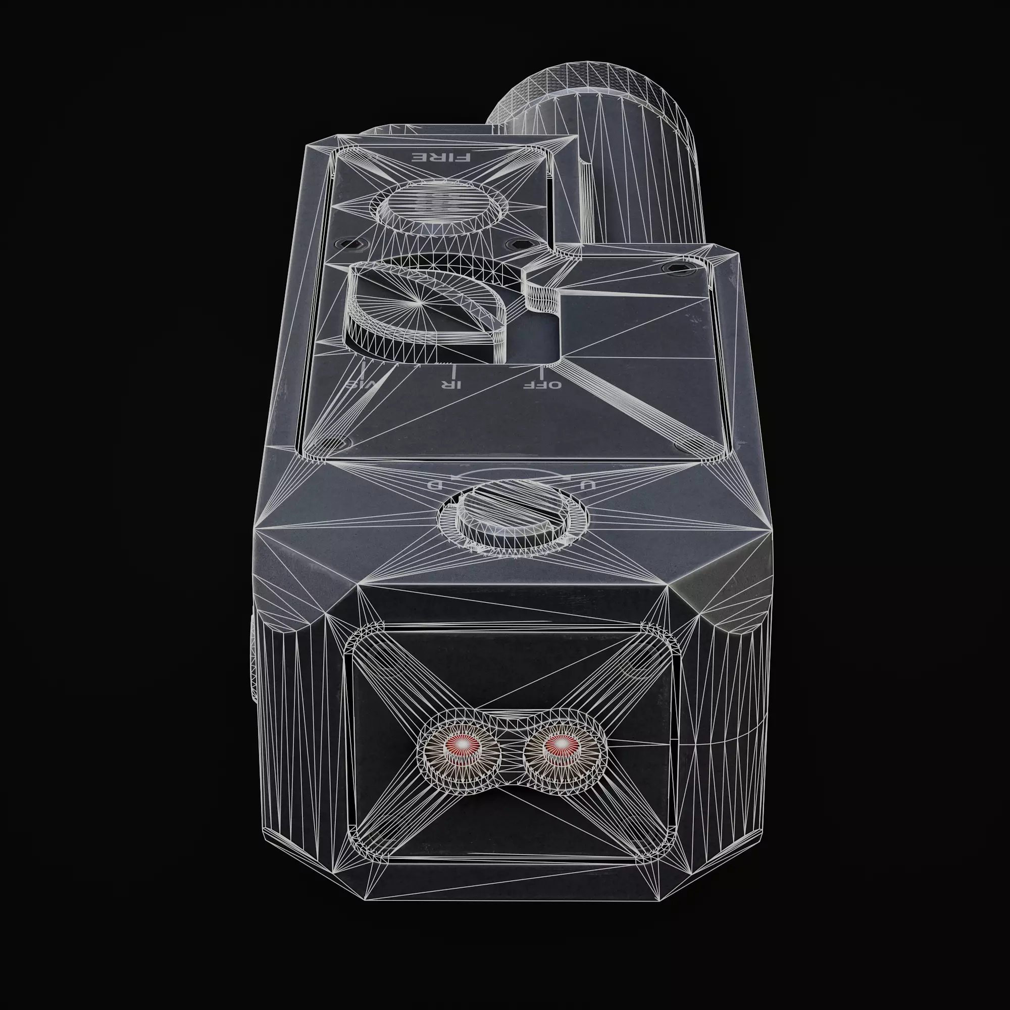 Laser Sight Low-poly 3D model_8