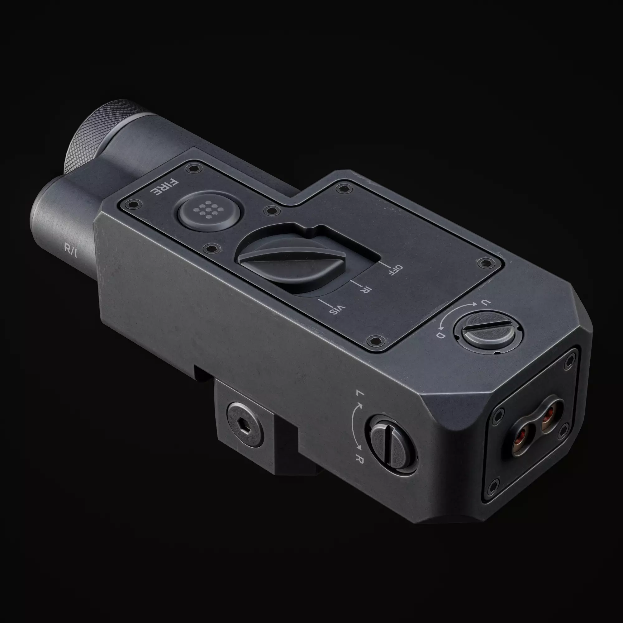 Laser Sight Low-poly 3D model_4