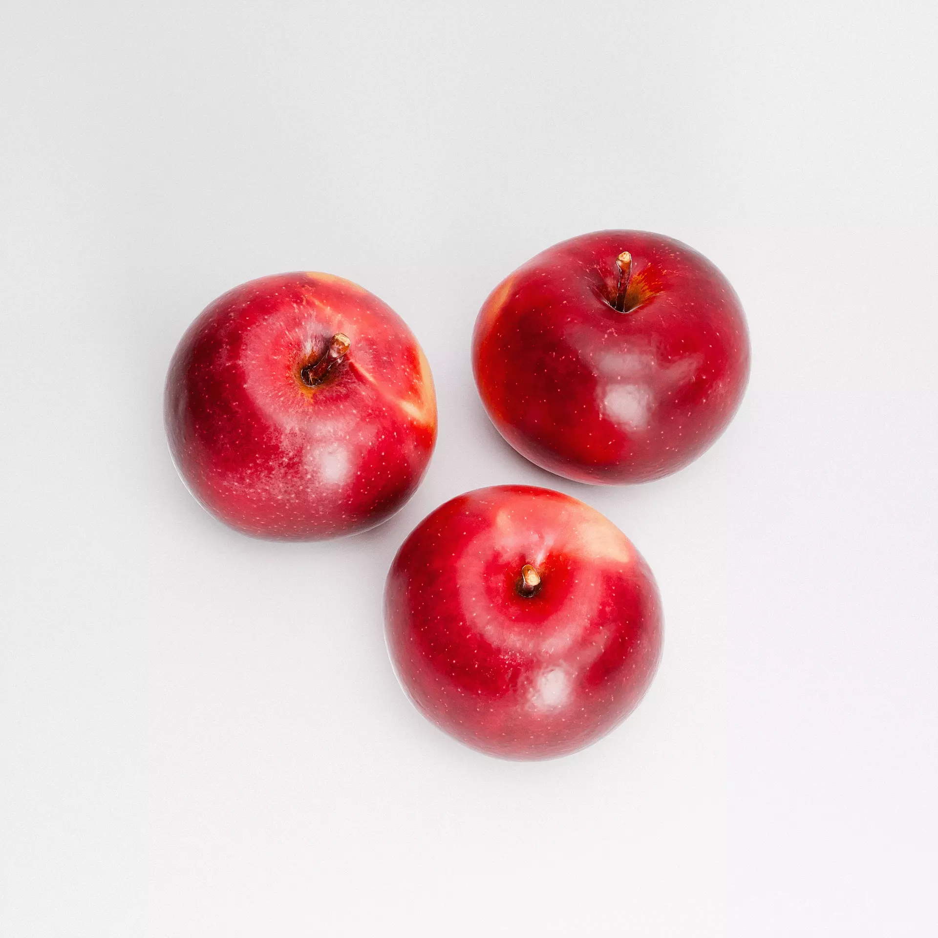 Apples Imperial Set Low-poly 3D model_2