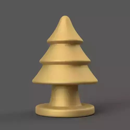 Minimalist Christmas Tree STL File Modern Holiday Decor 3D print model Minimalist Christmas Tree STL File Modern Holiday Decor 3D print model