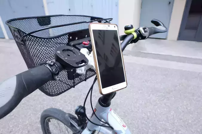 Bike or Bicycle magnetic smartphone support 3D print model