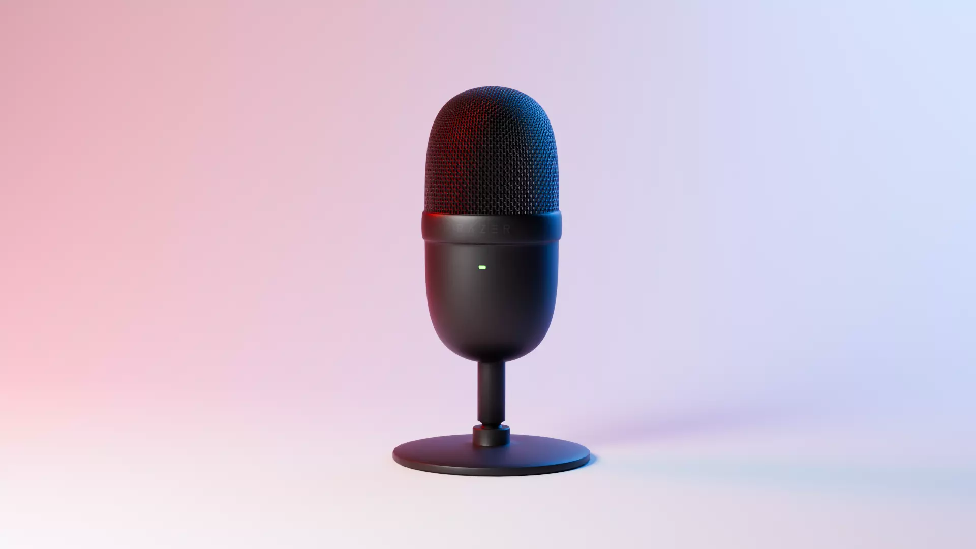 Razer Seiren Mini Realistic Low-Poly 3D Low-poly 3D model_1