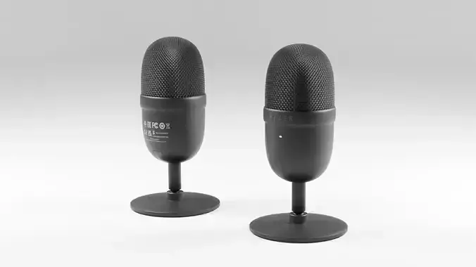 Razer Seiren Mini Realistic Low-Poly 3D Low-poly 3D model