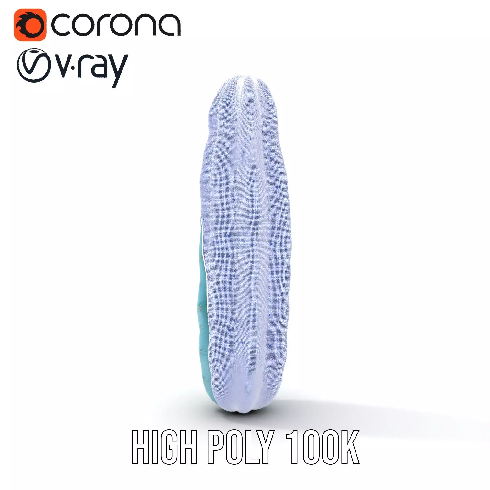 Tall Cactus Green model pack Low-poly 3D model_34