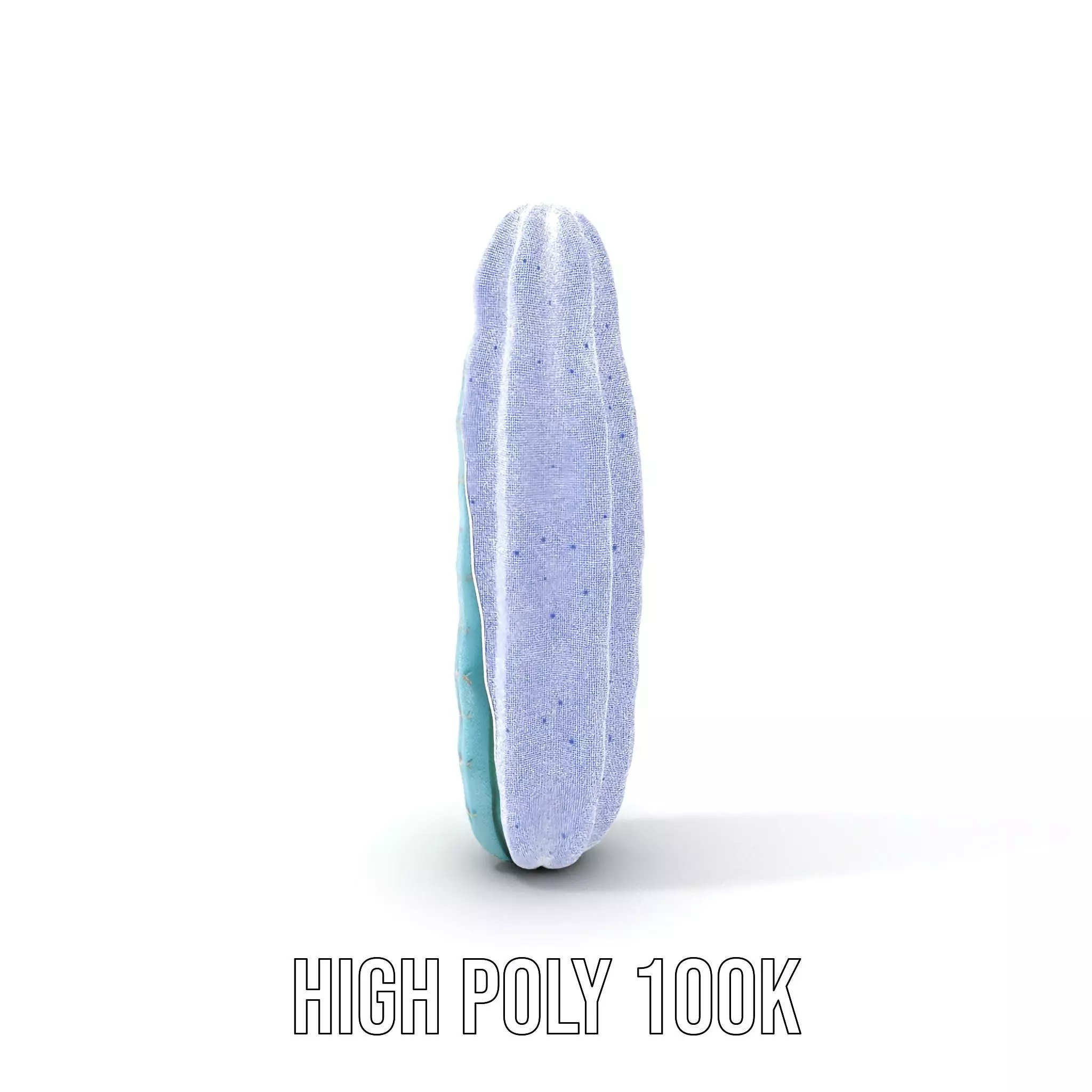 Tall Cactus Green model pack Low-poly 3D model_4