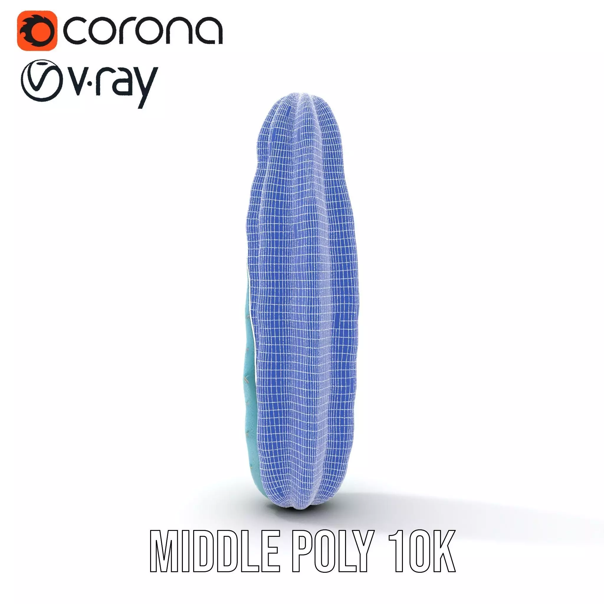 Tall Cactus Green model pack Low-poly 3D model_27